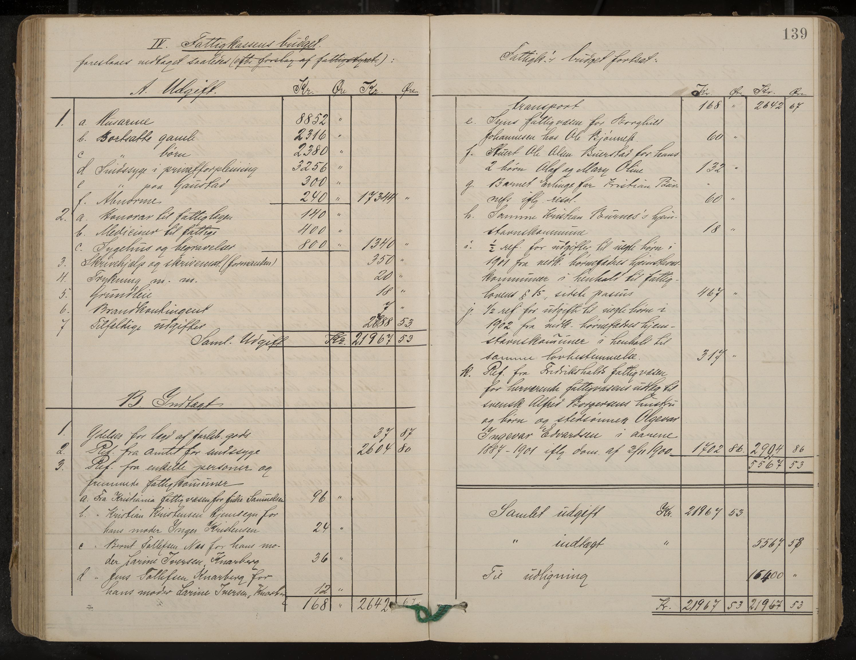 Nøtterøy formannskap og sentraladministrasjon, IKAK/0722021-1/A/Aa/L0005: Møtebok med register, 1896-1905, s. 139