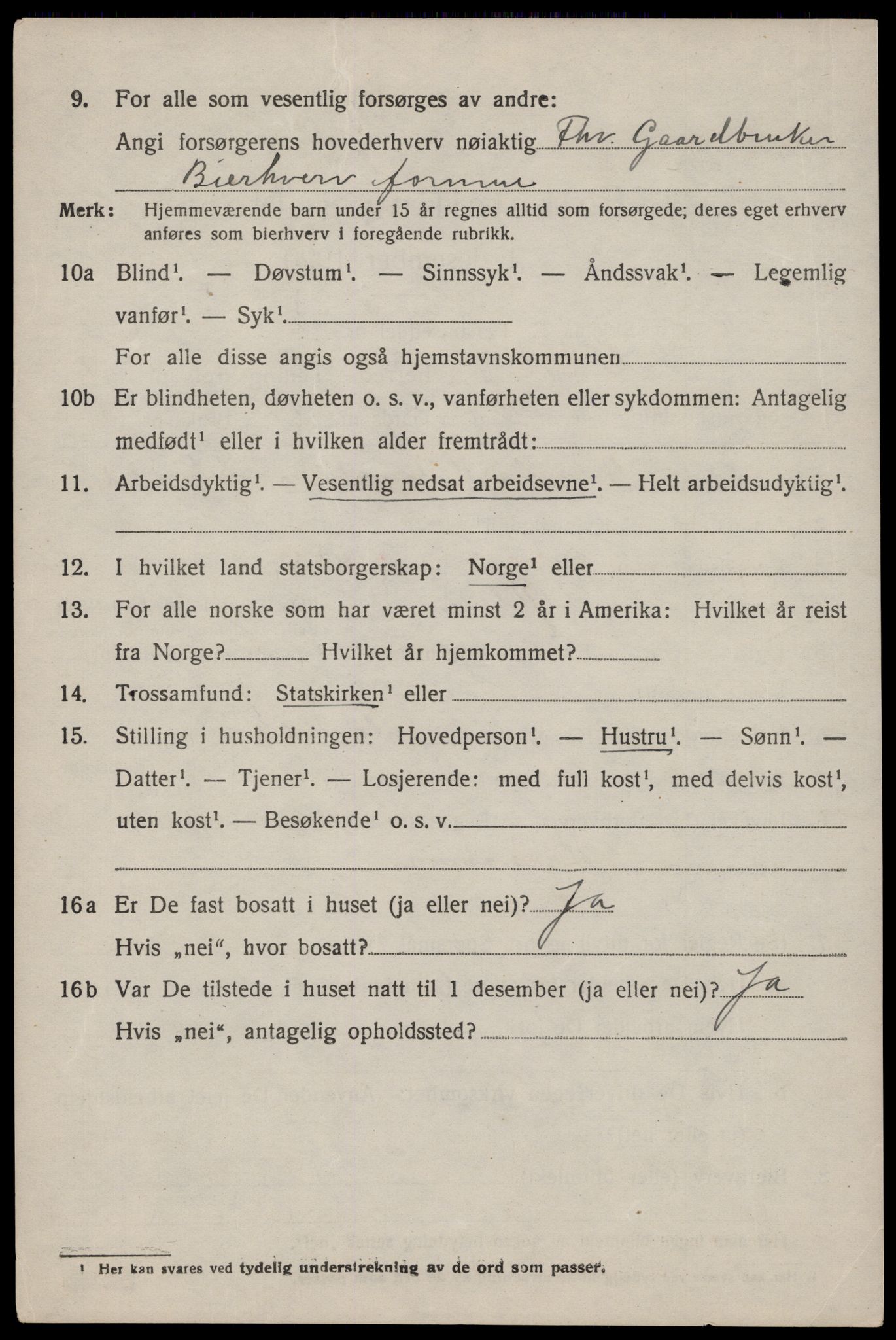 SAST, Folketelling 1920 for 1157 Vikedal herred, 1920, s. 2268