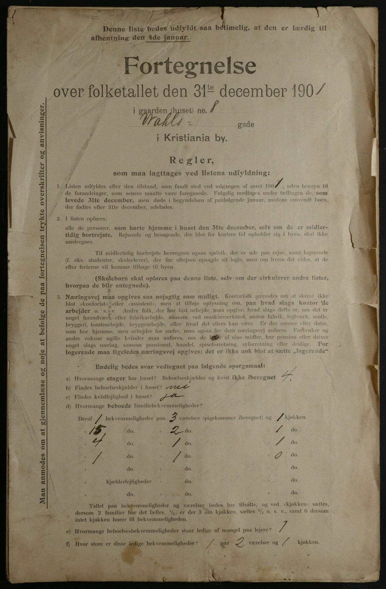 OBA, Kommunal folketelling 31.12.1901 for Kristiania kjøpstad, 1901, s. 18653