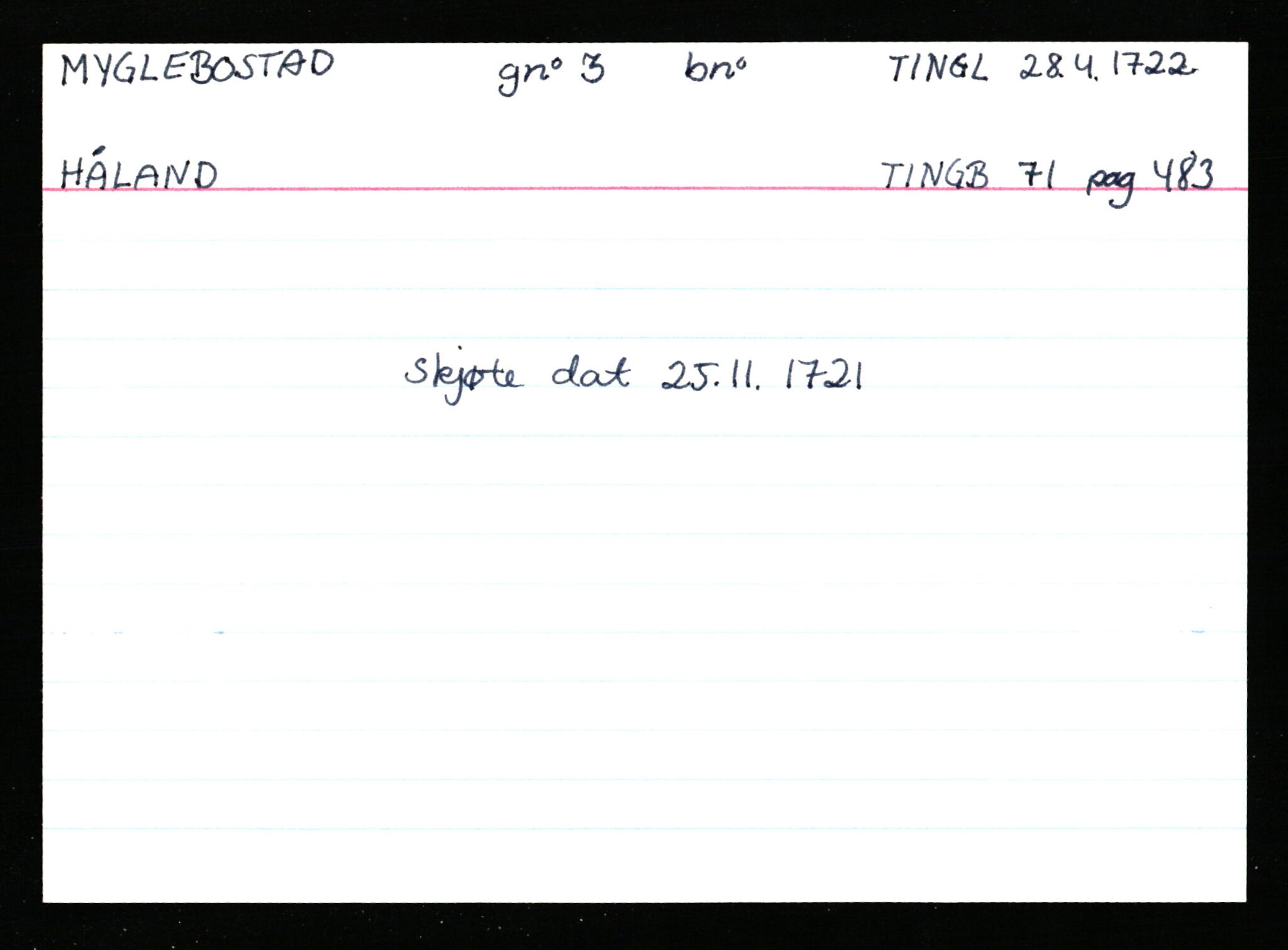 Statsarkivet i Stavanger, AV/SAST-A-101971/03/Y/Ym/L0039: Åstedskort sortert etter gårdsnavn: Mo - Myglebostad, 1600-1950, s. 733