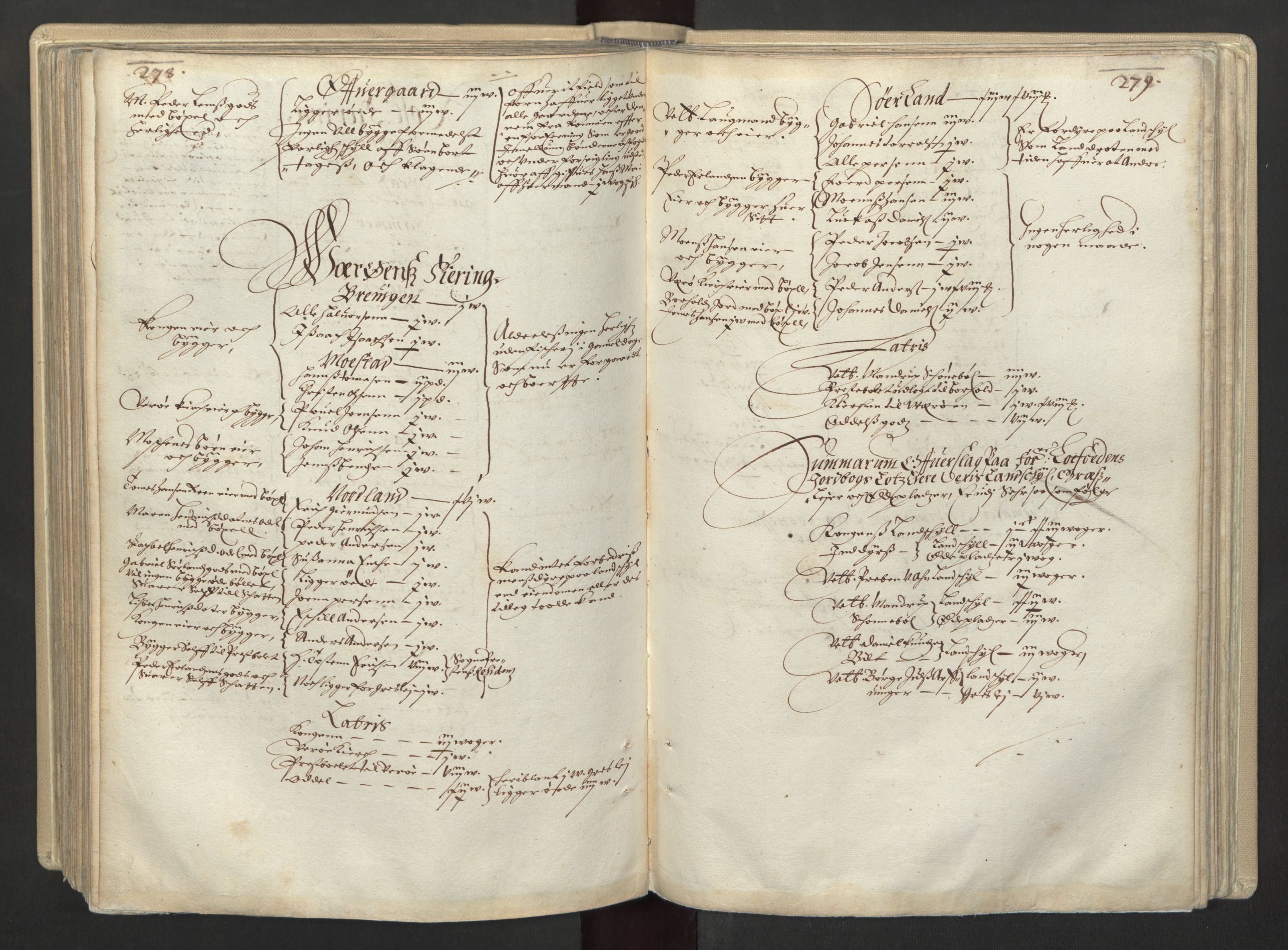 Rentekammeret inntil 1814, Realistisk ordnet avdeling, RA/EA-4070/L/L0030/0001: Nordland lagdømme: / Alminnelig jordebok for Helgeland, Salten, Lofoten, Vesterålen, Andenes og Senja., 1661, s. 278-279