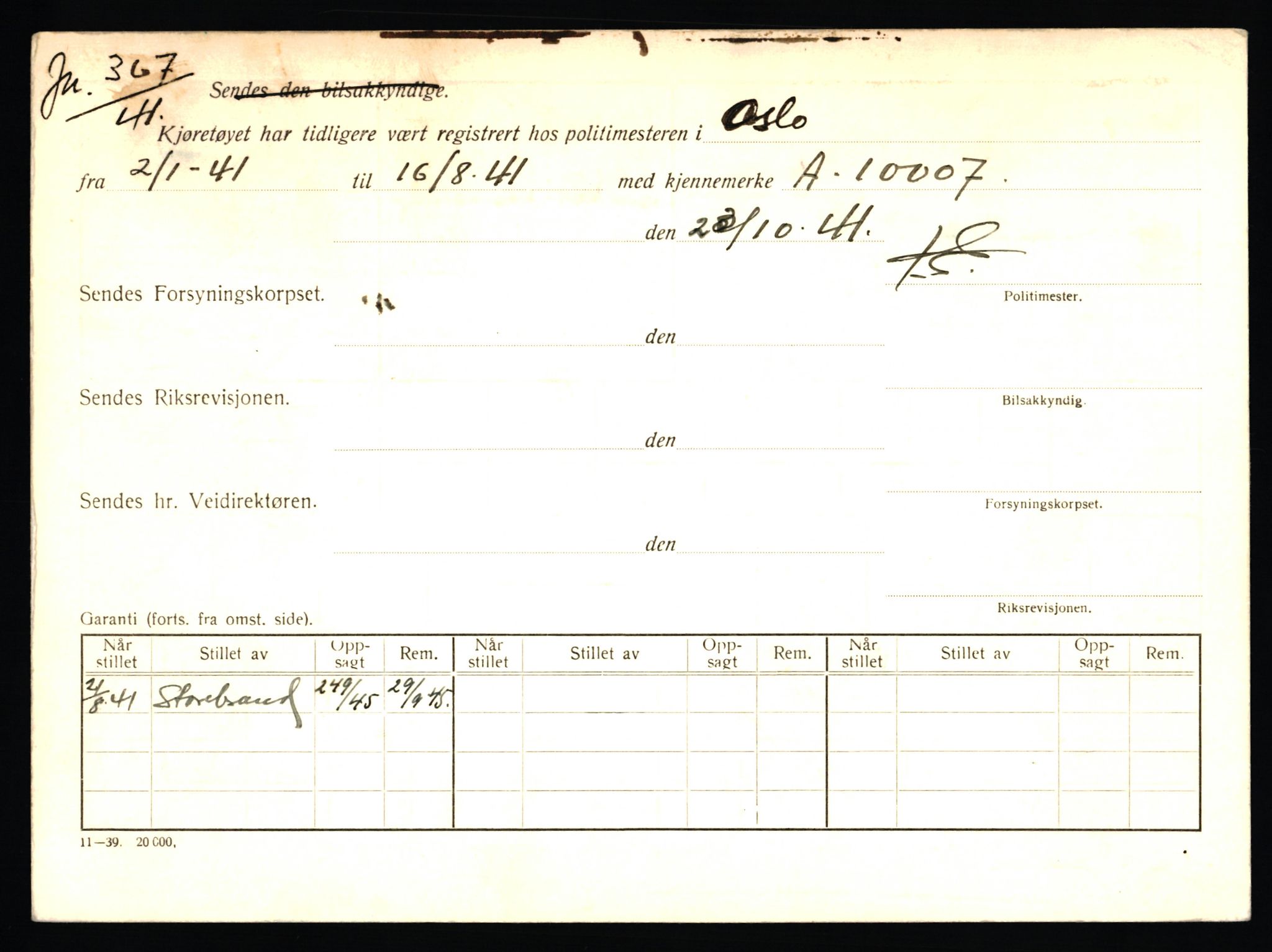 Stavanger trafikkstasjon, AV/SAST-A-101942/0/F/L0011: L-3700 - L-4199, 1930-1971, s. 90