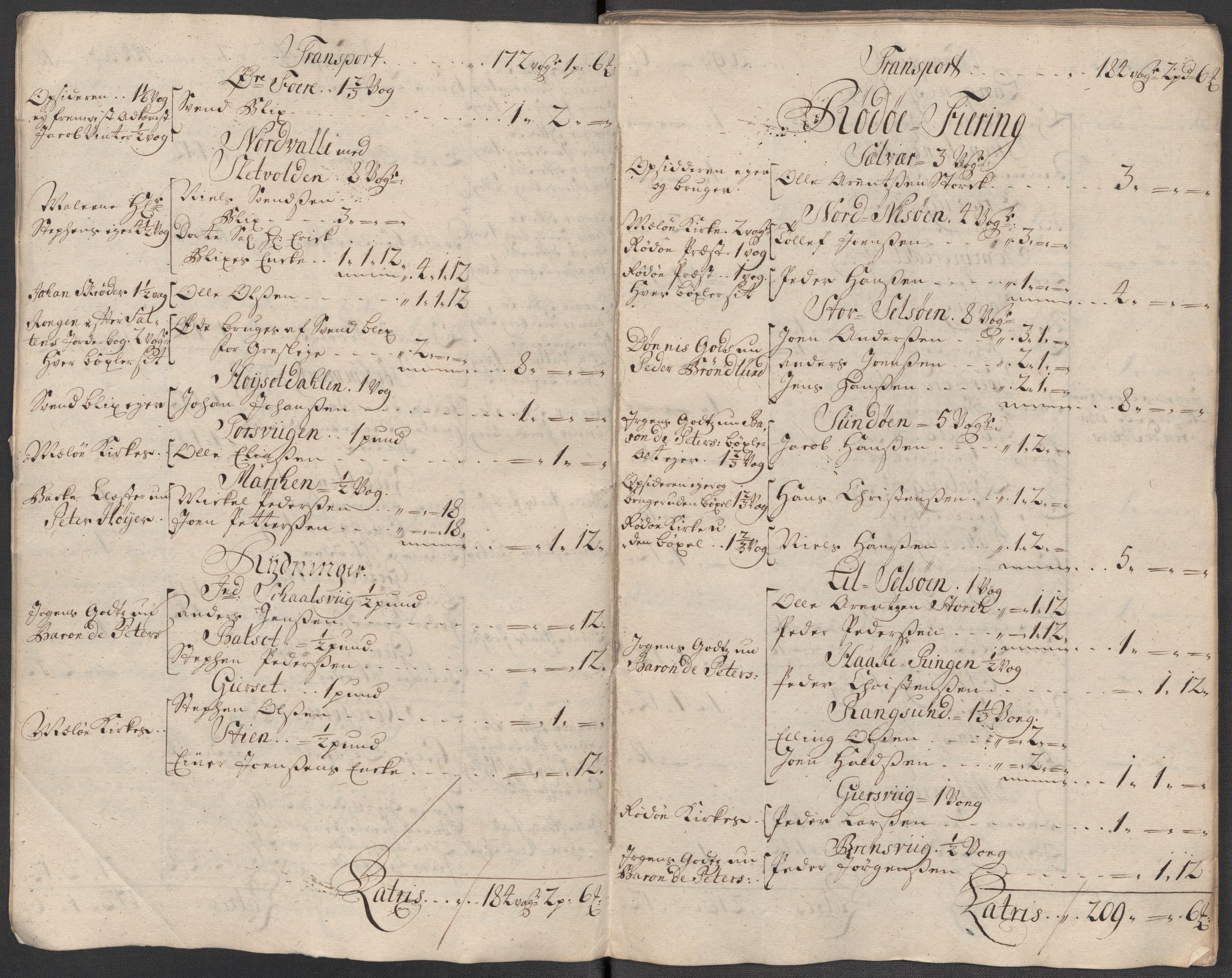 Rentekammeret inntil 1814, Reviderte regnskaper, Fogderegnskap, AV/RA-EA-4092/R65/L4516: Fogderegnskap Helgeland, 1718, s. 32