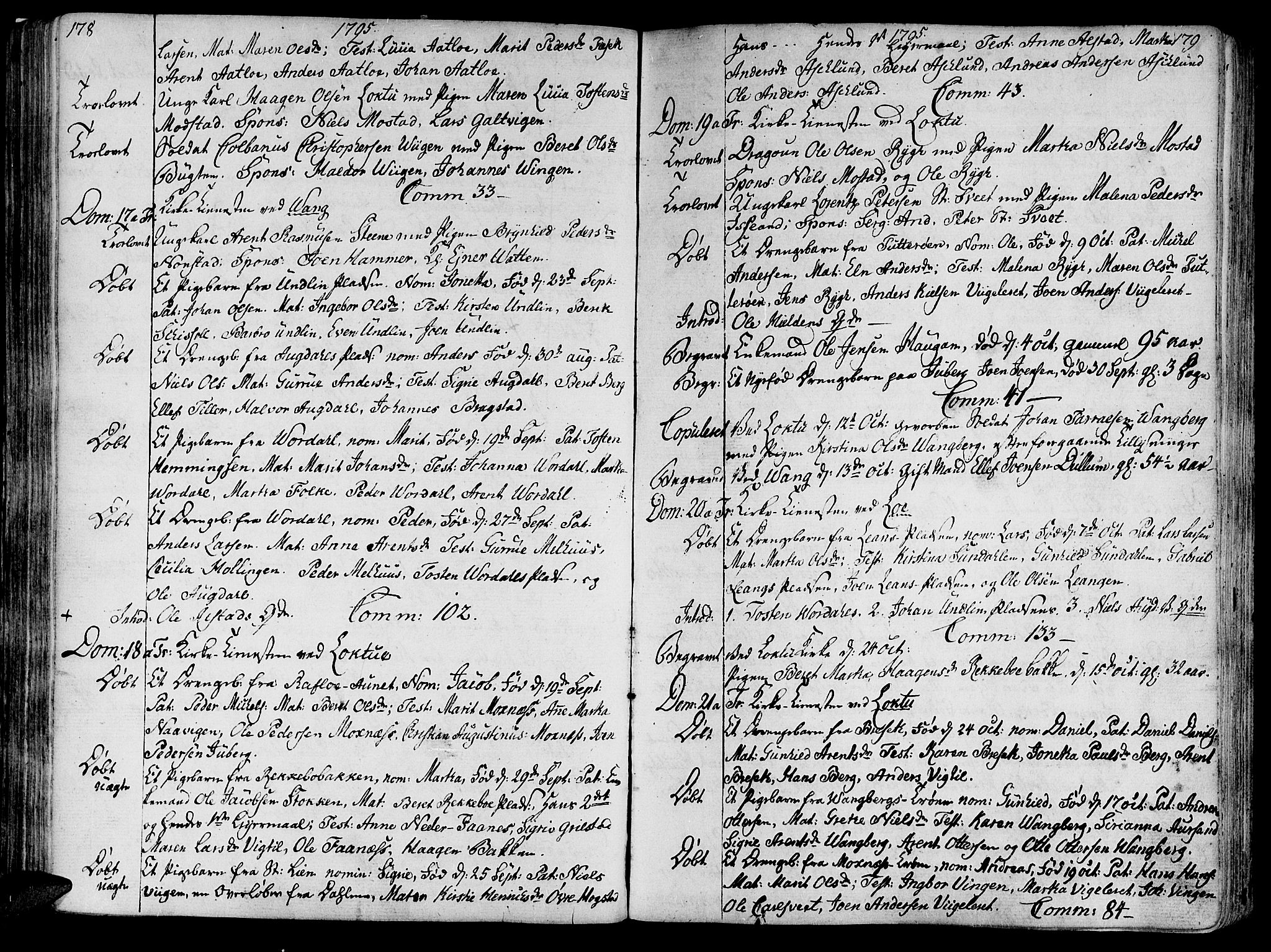 Ministerialprotokoller, klokkerbøker og fødselsregistre - Nord-Trøndelag, SAT/A-1458/713/L0110: Ministerialbok nr. 713A02, 1778-1811, s. 178-179