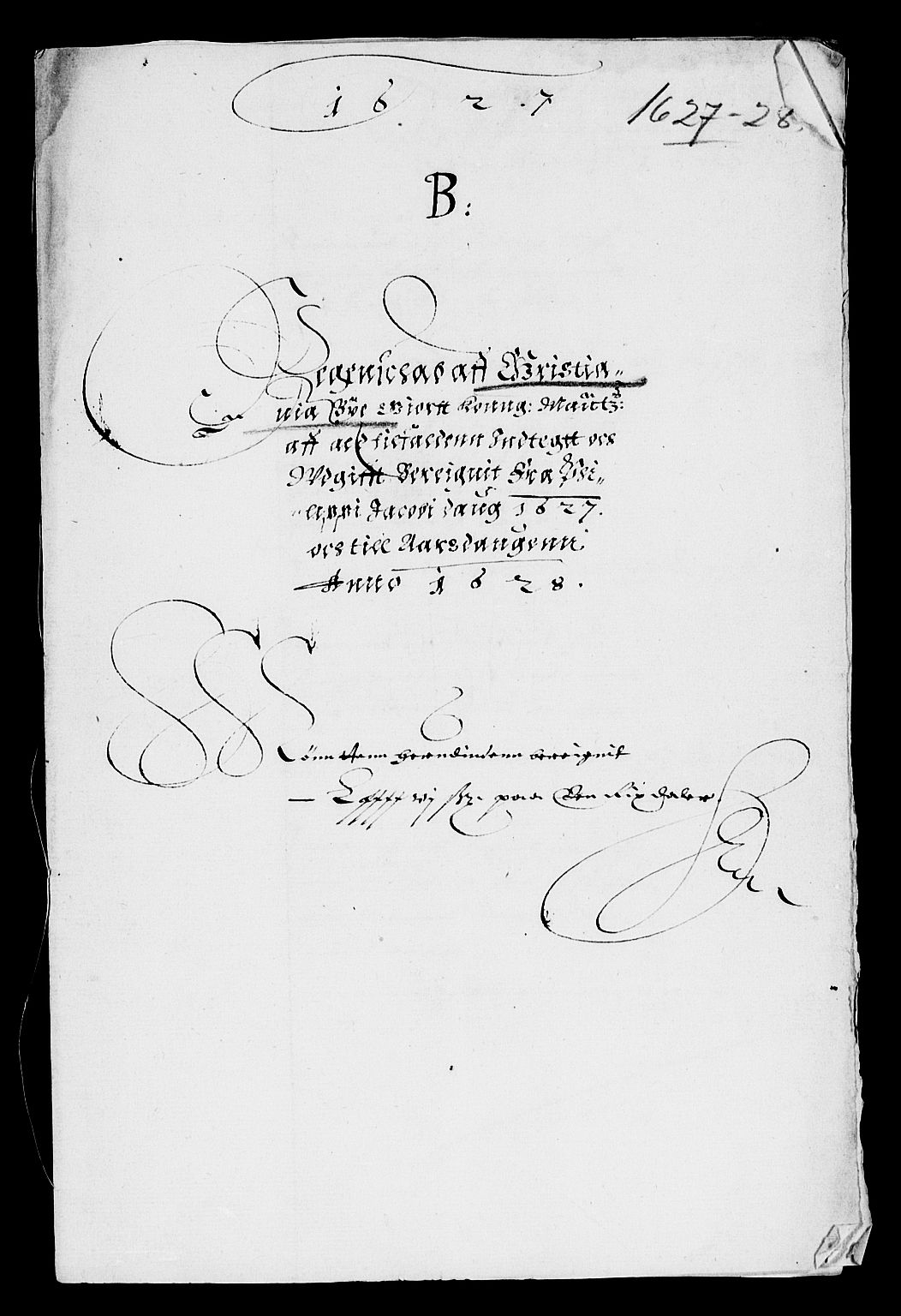 Rentekammeret inntil 1814, Reviderte regnskaper, Lensregnskaper, RA/EA-5023/R/Rb/Rba/L0080: Akershus len, 1626-1628