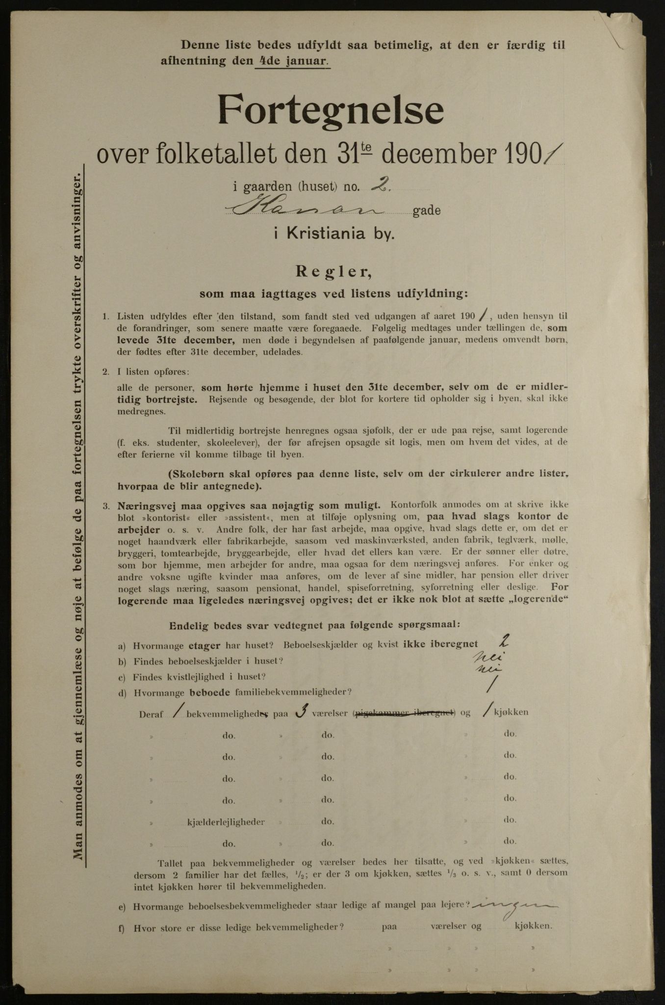 OBA, Kommunal folketelling 31.12.1901 for Kristiania kjøpstad, 1901, s. 7497