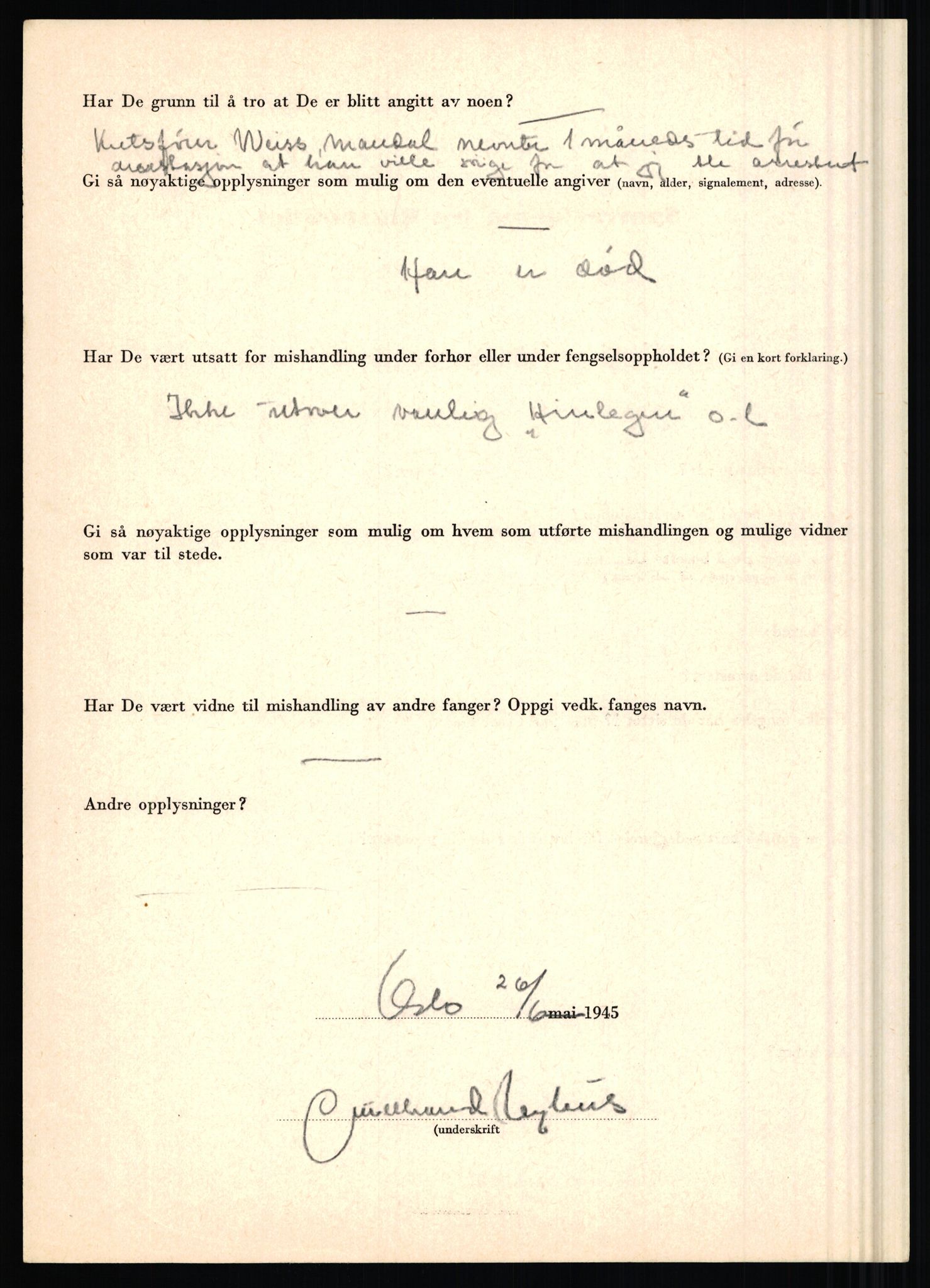 Rikspolitisjefen, AV/RA-S-1560/L/L0013: Noss, Eirik - Petrussen, Sigurd, 1940-1945, s. 84