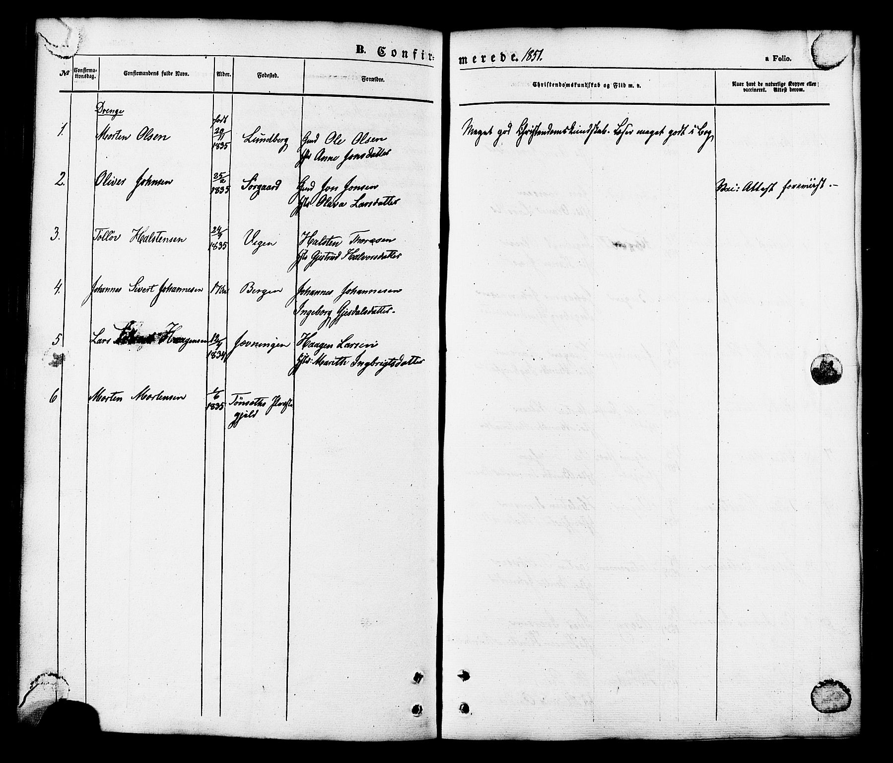 Målselv sokneprestembete, AV/SATØ-S-1311/G/Ga/Gaa/L0008kirke: Ministerialbok nr. 8, 1851-1877