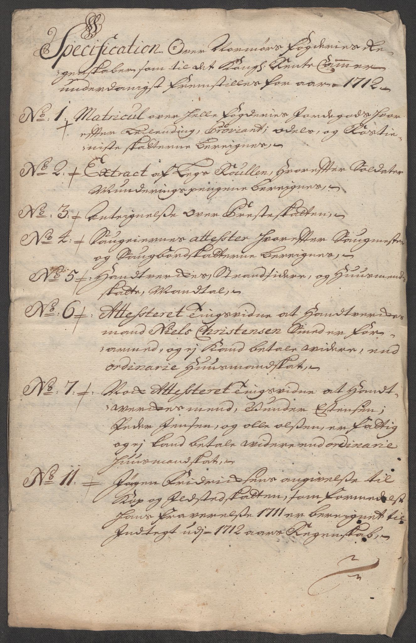 Rentekammeret inntil 1814, Reviderte regnskaper, Fogderegnskap, RA/EA-4092/R56/L3746: Fogderegnskap Nordmøre, 1712, s. 22
