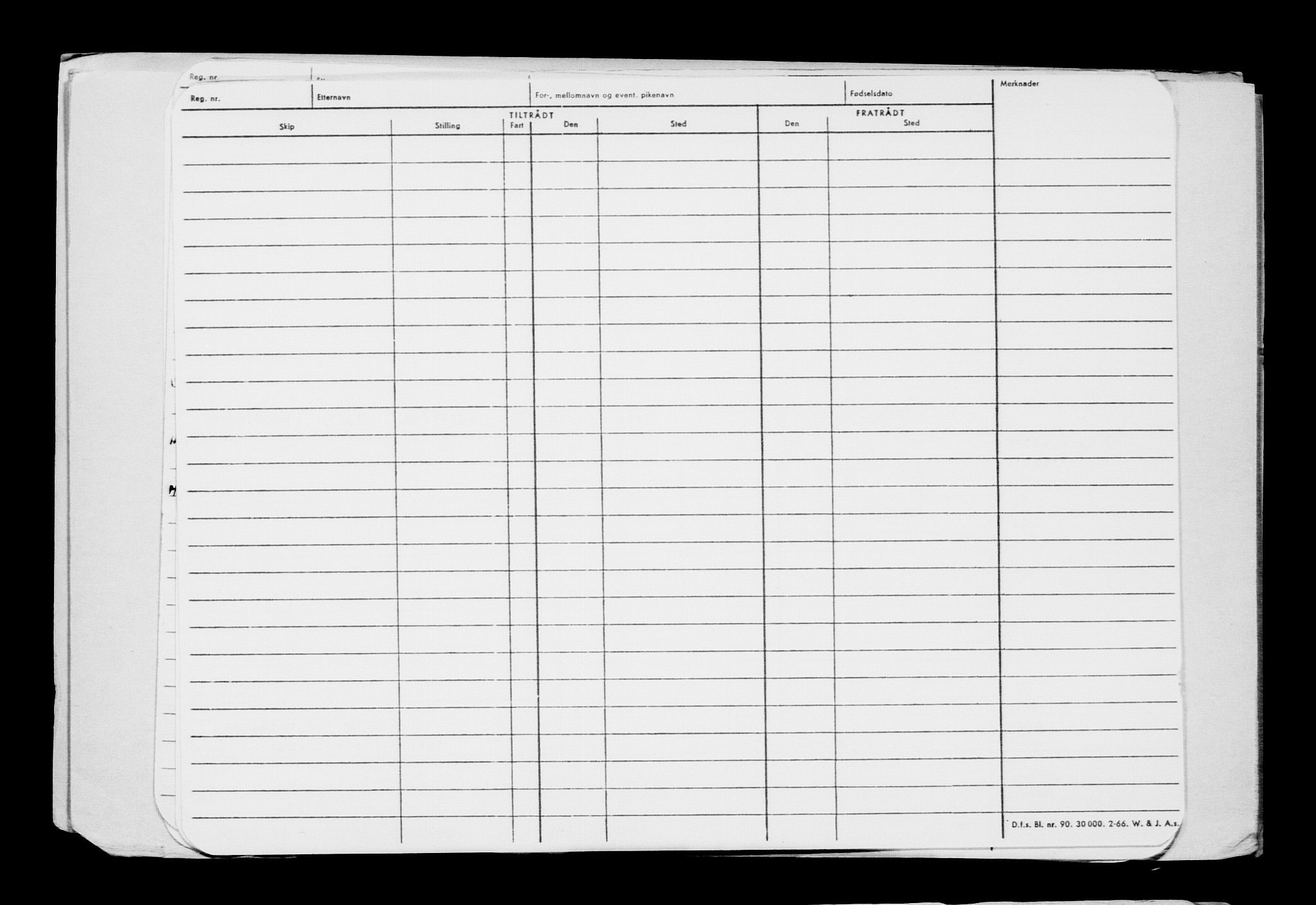 Direktoratet for sjømenn, AV/RA-S-3545/G/Gb/L0212: Hovedkort, 1922, s. 613