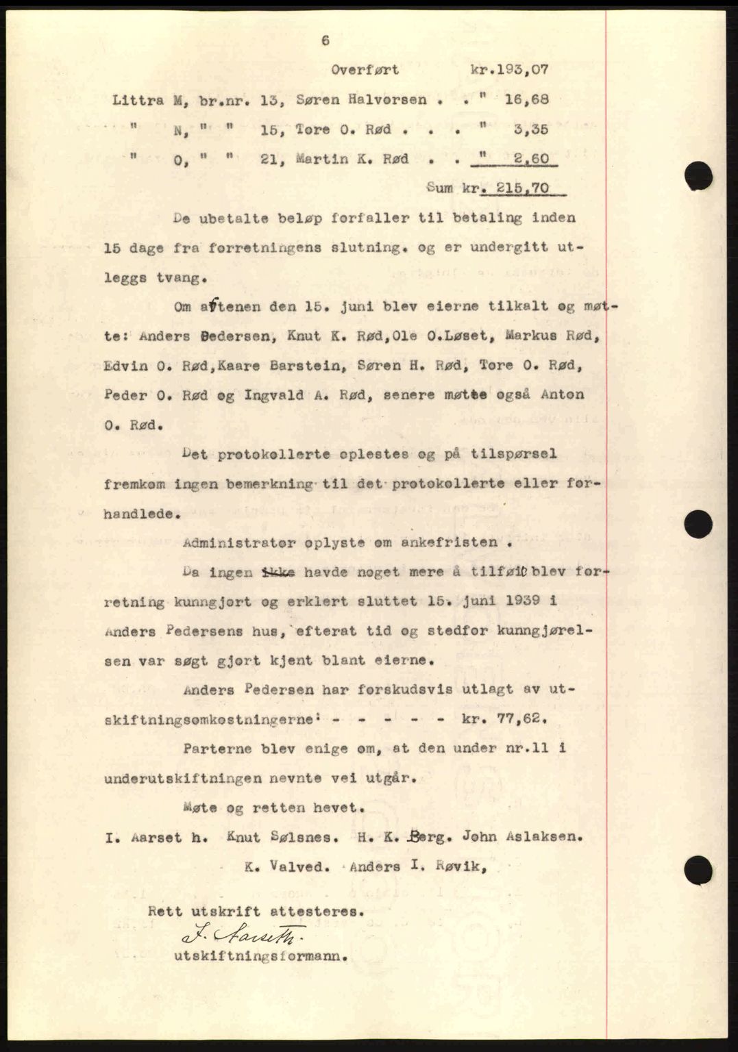 Romsdal sorenskriveri, AV/SAT-A-4149/1/2/2C: Pantebok nr. A8, 1939-1940, Dagboknr: 102/1940