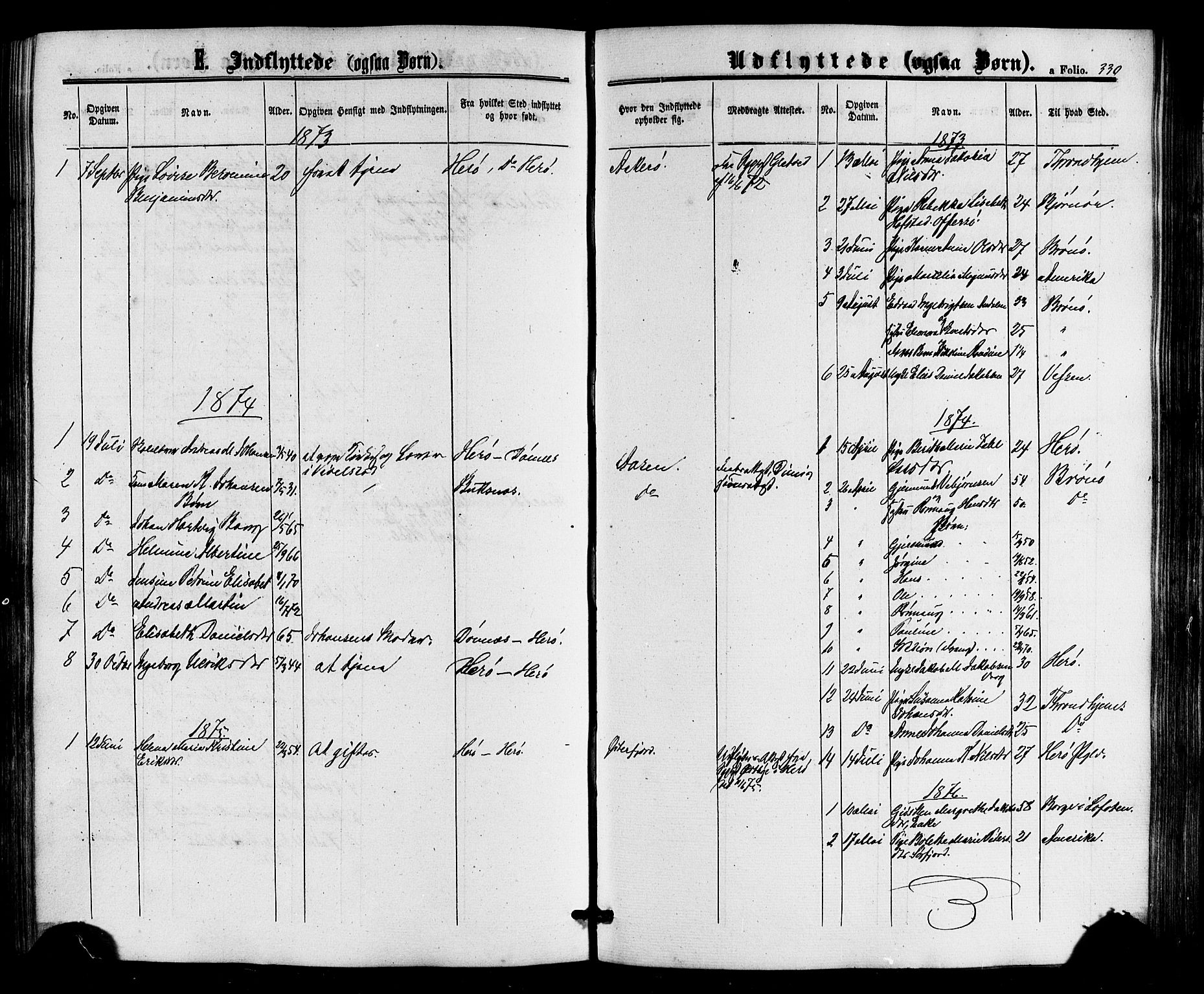 Ministerialprotokoller, klokkerbøker og fødselsregistre - Nordland, SAT/A-1459/817/L0262: Ministerialbok nr. 817A03/ 1, 1862-1877, s. 330
