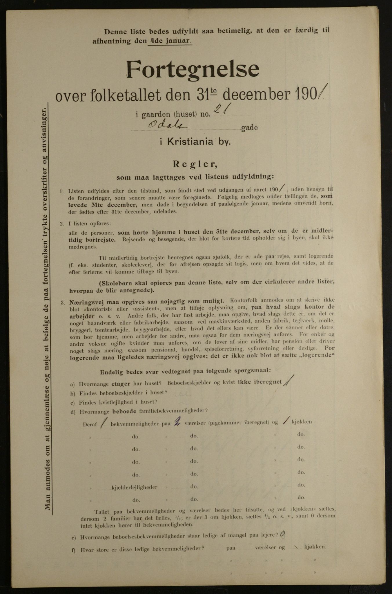 OBA, Kommunal folketelling 31.12.1901 for Kristiania kjøpstad, 1901, s. 11445