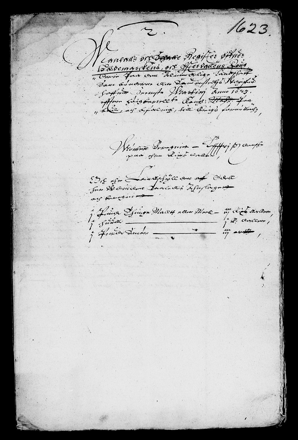 Rentekammeret inntil 1814, Reviderte regnskaper, Lensregnskaper, RA/EA-5023/R/Rb/Rba/L0066: Akershus len, 1623-1624