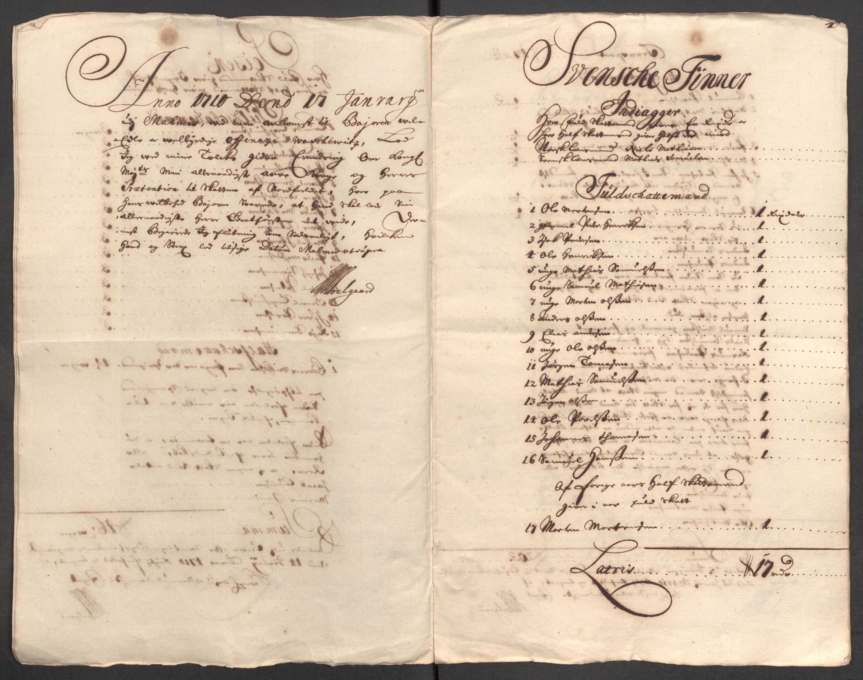 Rentekammeret inntil 1814, Reviderte regnskaper, Fogderegnskap, AV/RA-EA-4092/R69/L4855: Fogderegnskap Finnmark/Vardøhus, 1709-1712, s. 209