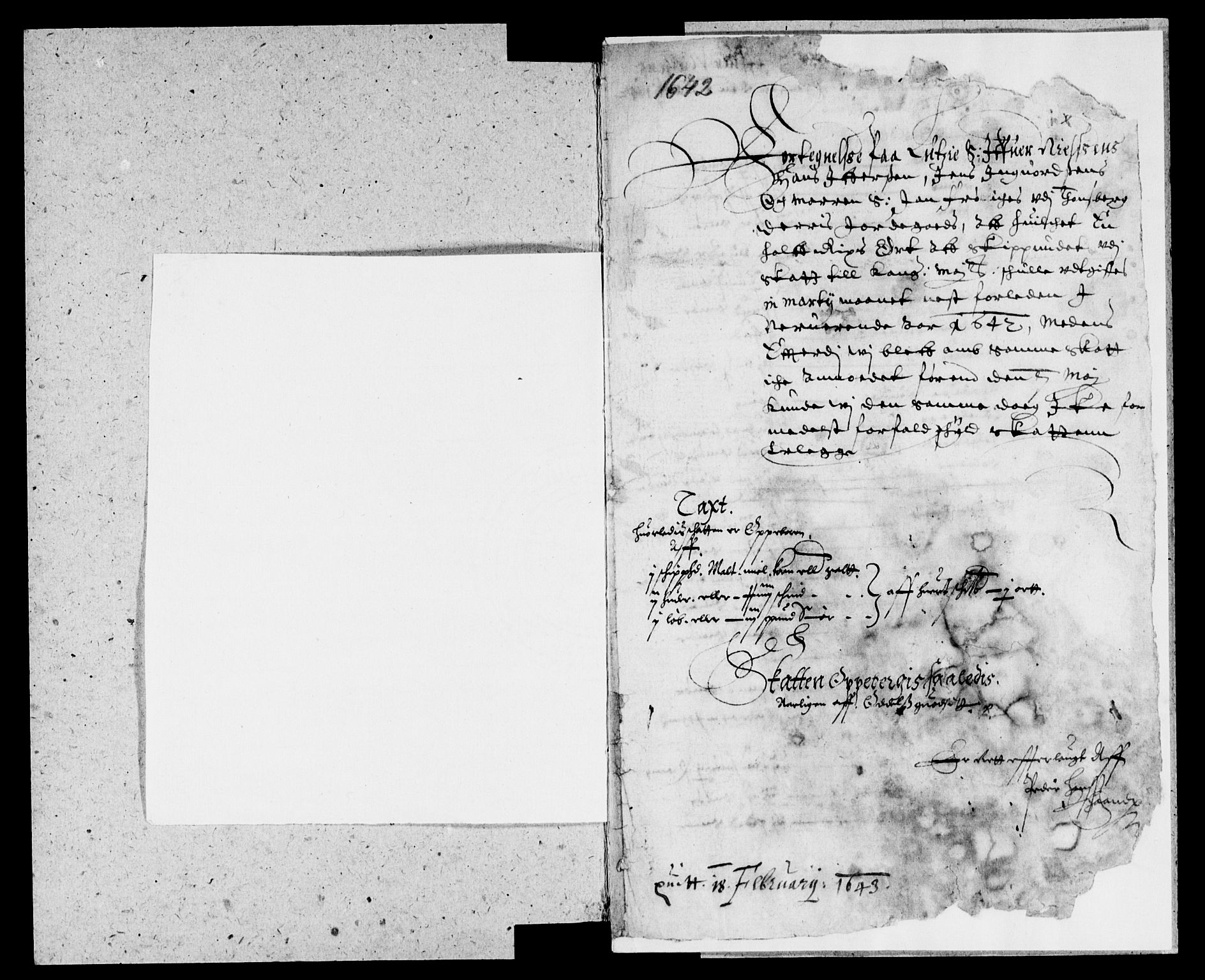 Rentekammeret inntil 1814, Reviderte regnskaper, Lensregnskaper, AV/RA-EA-5023/R/Rb/Rbo/L0022: Tønsberg len, 1641-1642