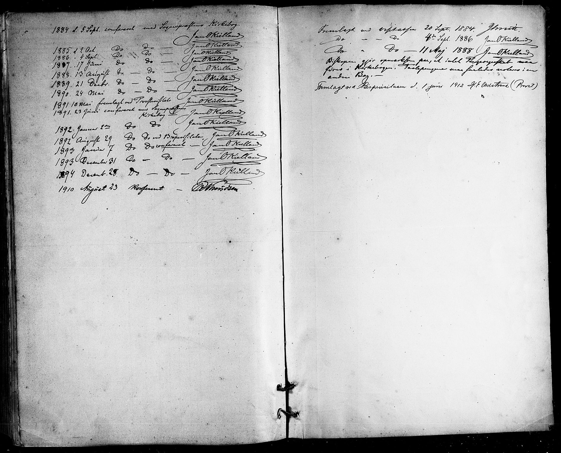 Ministerialprotokoller, klokkerbøker og fødselsregistre - Nordland, AV/SAT-A-1459/812/L0188: Klokkerbok nr. 812C06, 1884-1912