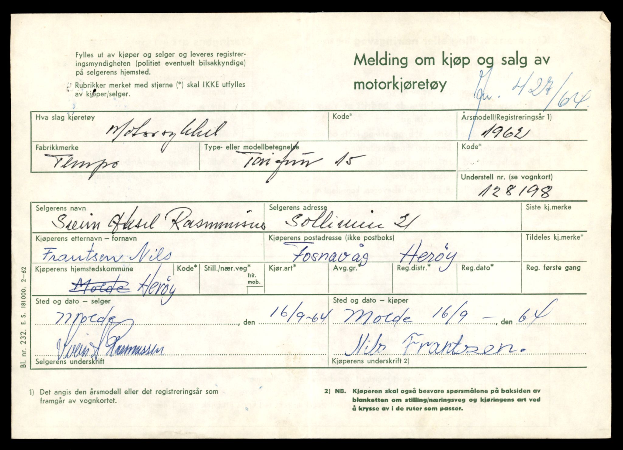 Møre og Romsdal vegkontor - Ålesund trafikkstasjon, AV/SAT-A-4099/F/Fe/L0027: Registreringskort for kjøretøy T 11161 - T 11289, 1927-1998, s. 261