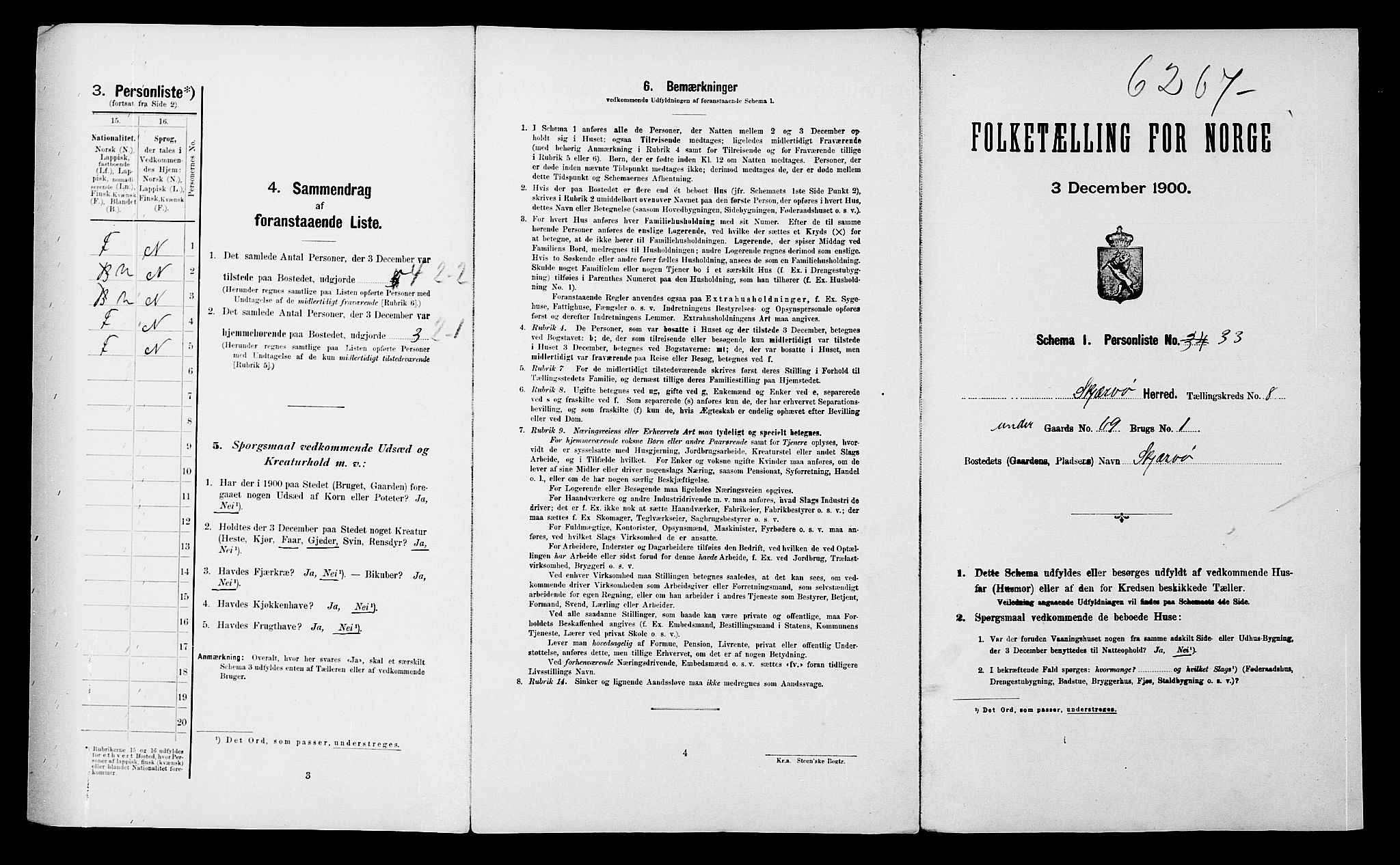 SATØ, Folketelling 1900 for 1941 Skjervøy herred, 1900, s. 784