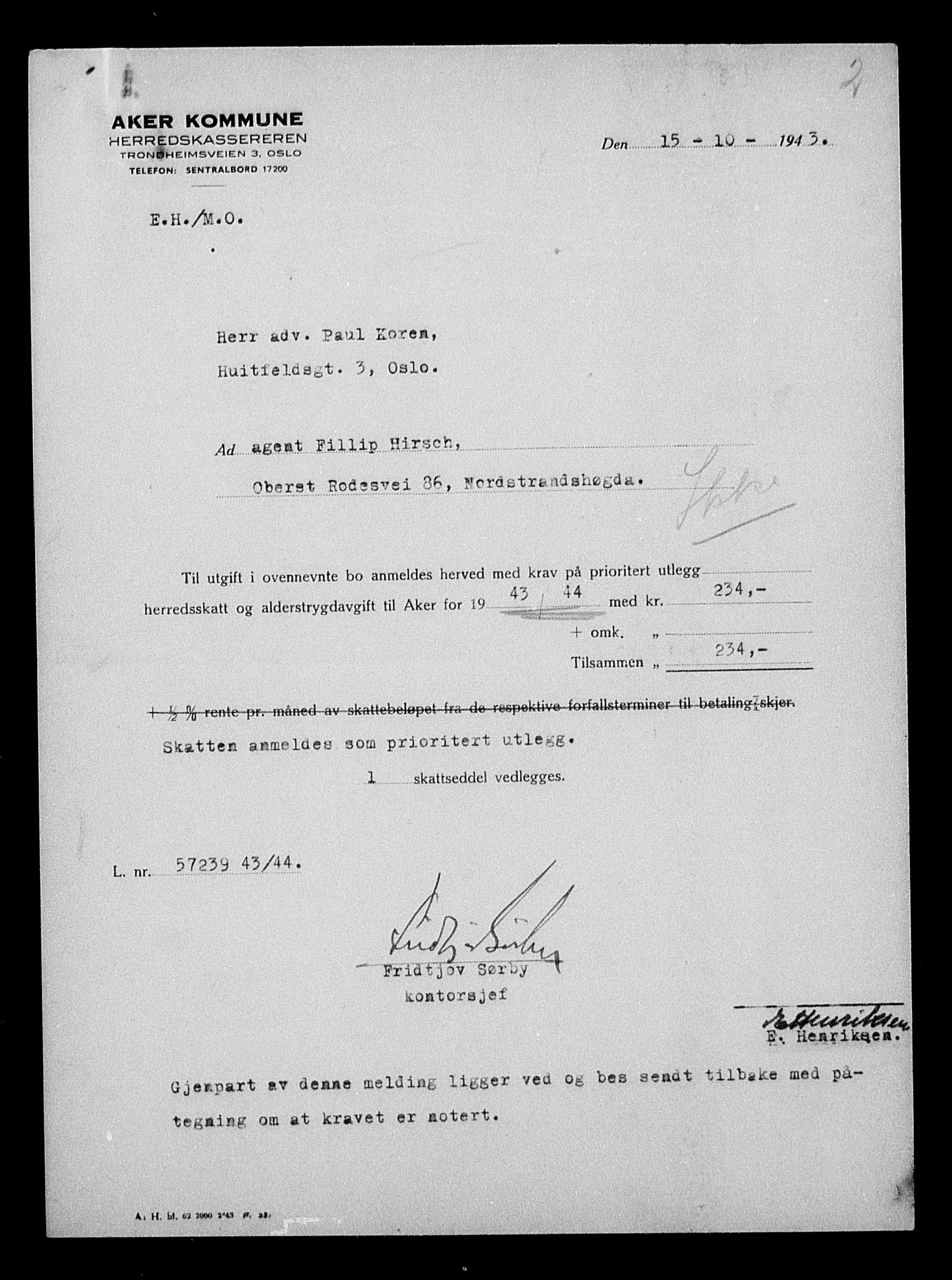Justisdepartementet, Tilbakeføringskontoret for inndratte formuer, AV/RA-S-1564/H/Hc/Hcc/L0943: --, 1945-1947, s. 469