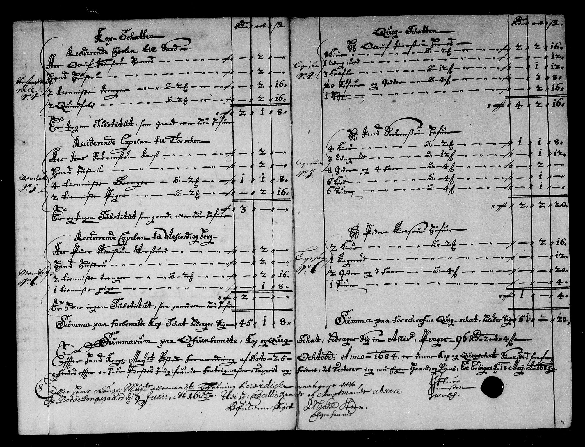 Rentekammeret inntil 1814, Reviderte regnskaper, Stiftamtstueregnskaper, Trondheim stiftamt og Nordland amt, AV/RA-EA-6044/R/Rg/L0077: Trondheim stiftamt og Nordland amt, 1684