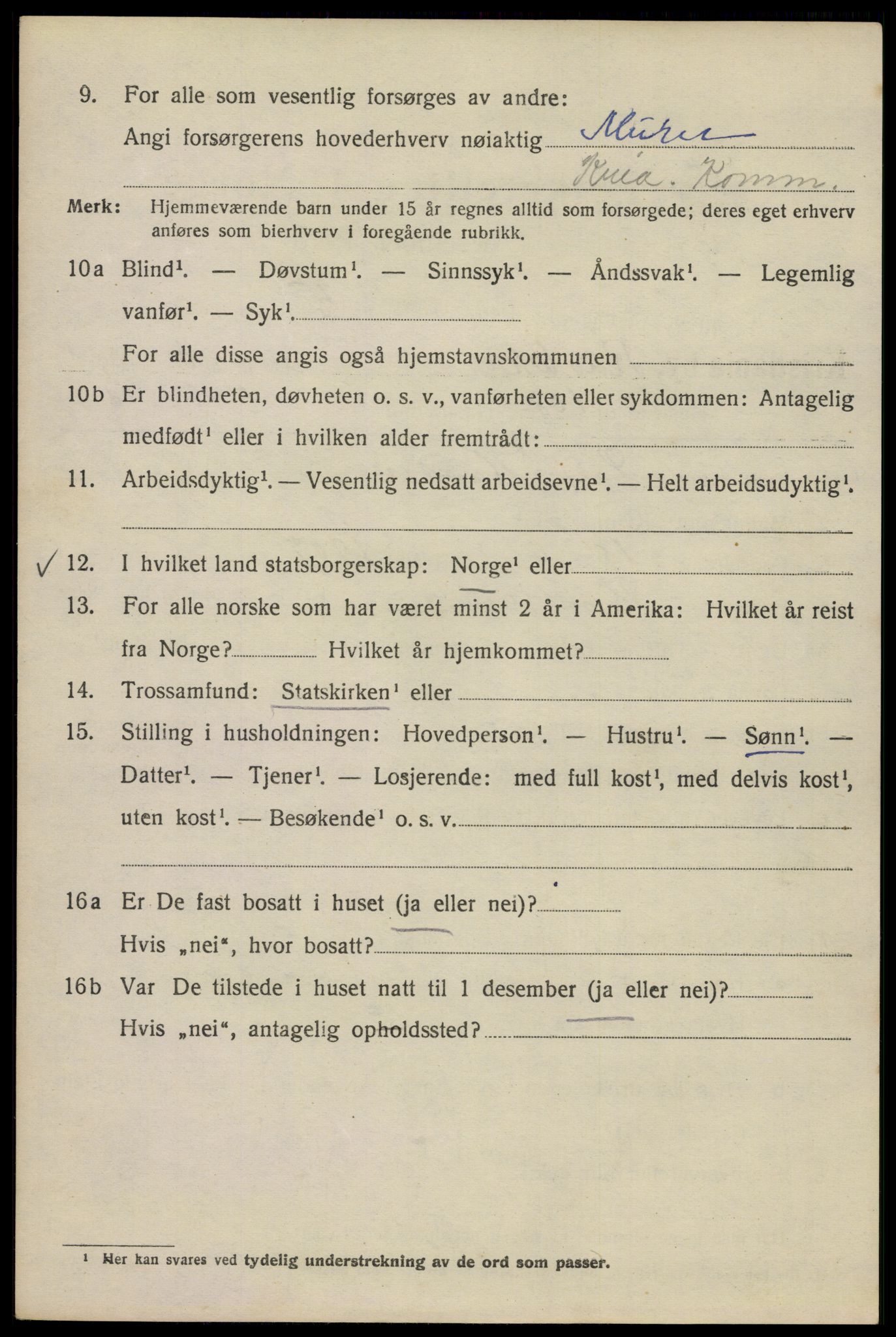 SAO, Folketelling 1920 for 0301 Kristiania kjøpstad, 1920, s. 473414