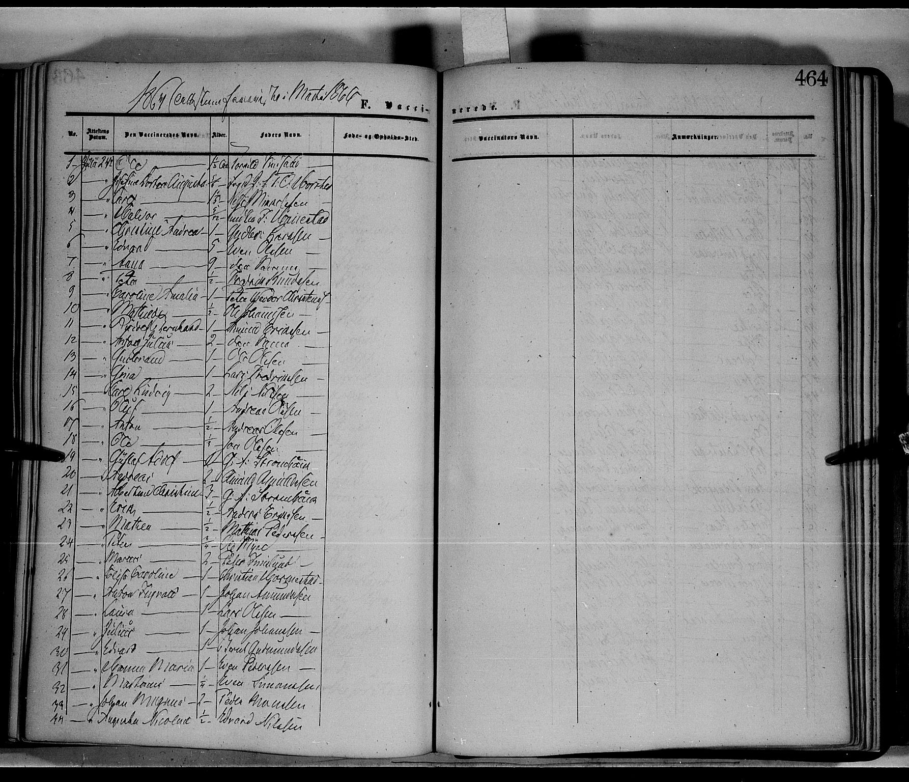 Fåberg prestekontor, AV/SAH-PREST-086/H/Ha/Haa/L0006: Ministerialbok nr. 6B, 1855-1867, s. 464