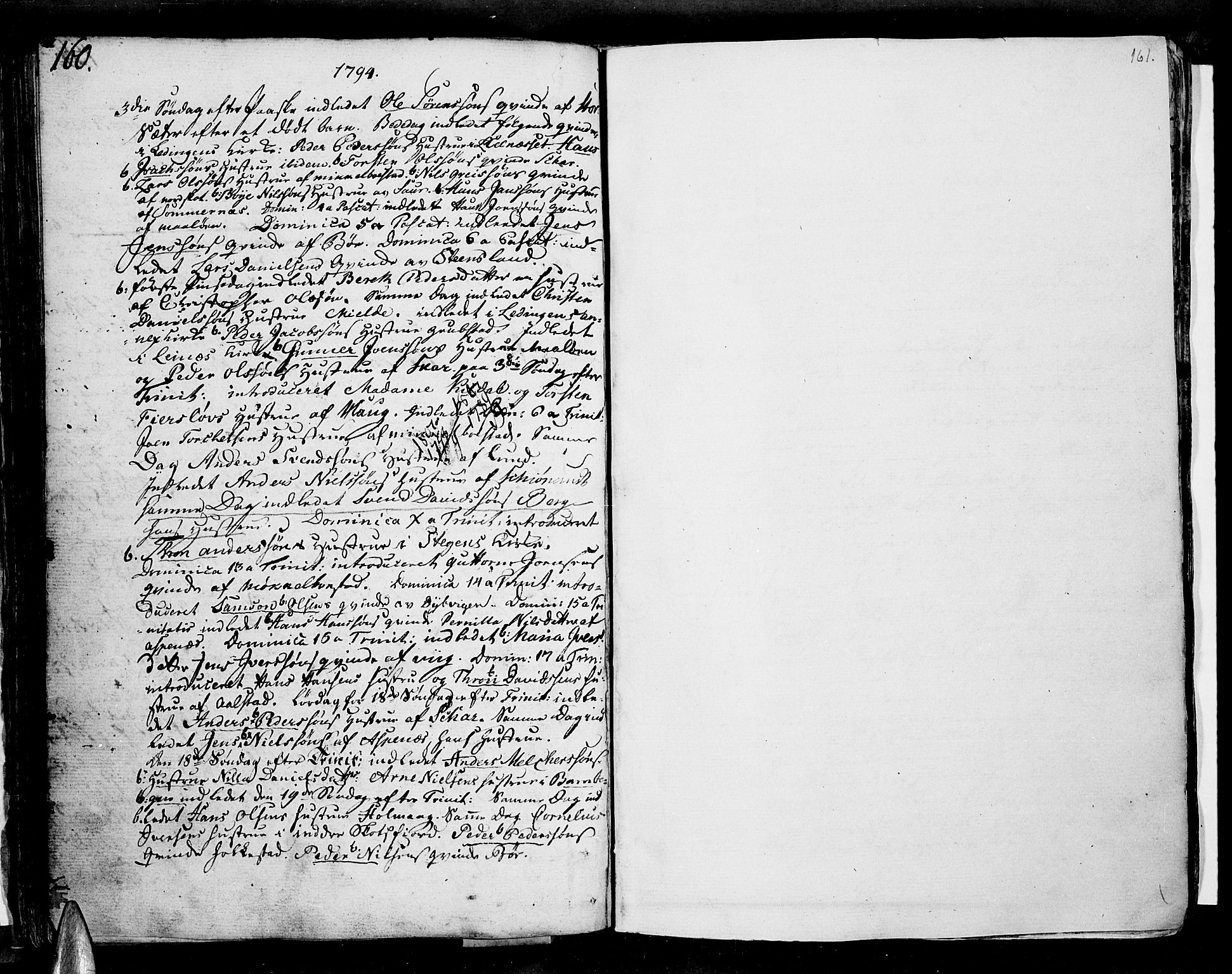 Ministerialprotokoller, klokkerbøker og fødselsregistre - Nordland, AV/SAT-A-1459/855/L0796: Ministerialbok nr. 855A04, 1776-1813, s. 160-161