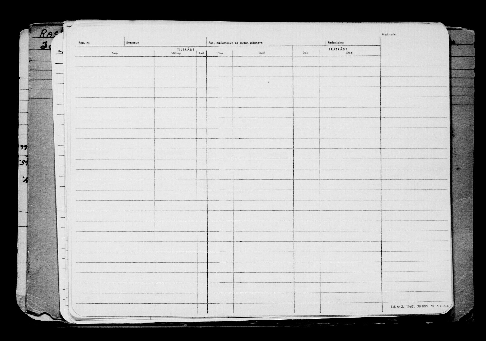 Direktoratet for sjømenn, AV/RA-S-3545/G/Gb/L0168: Hovedkort, 1919, s. 398