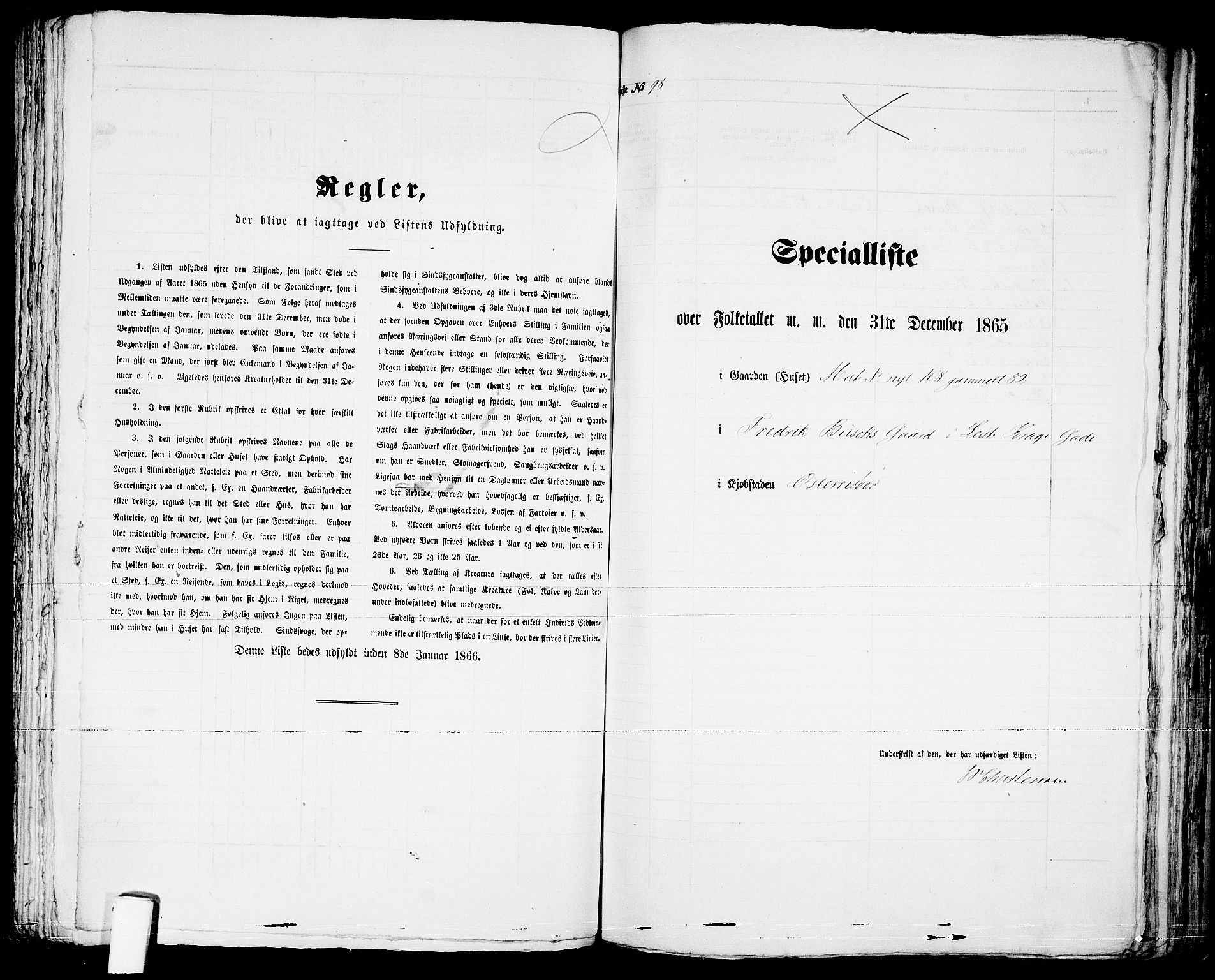 RA, Folketelling 1865 for 0901B Risør prestegjeld, Risør kjøpstad, 1865, s. 203