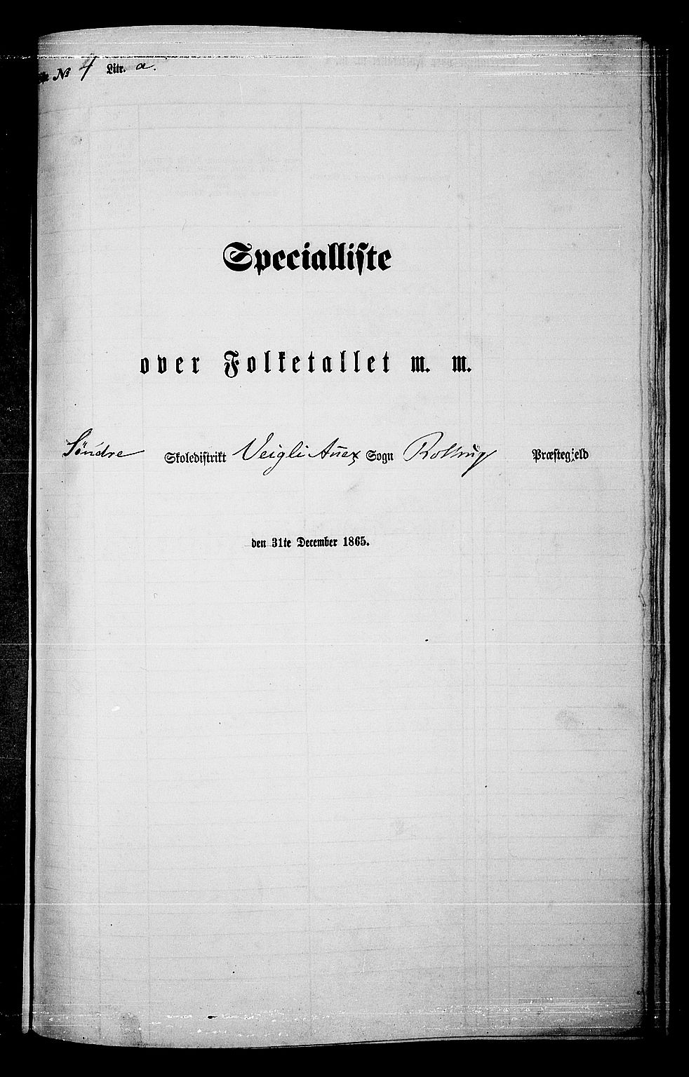 RA, Folketelling 1865 for 0632P Rollag prestegjeld, 1865, s. 51