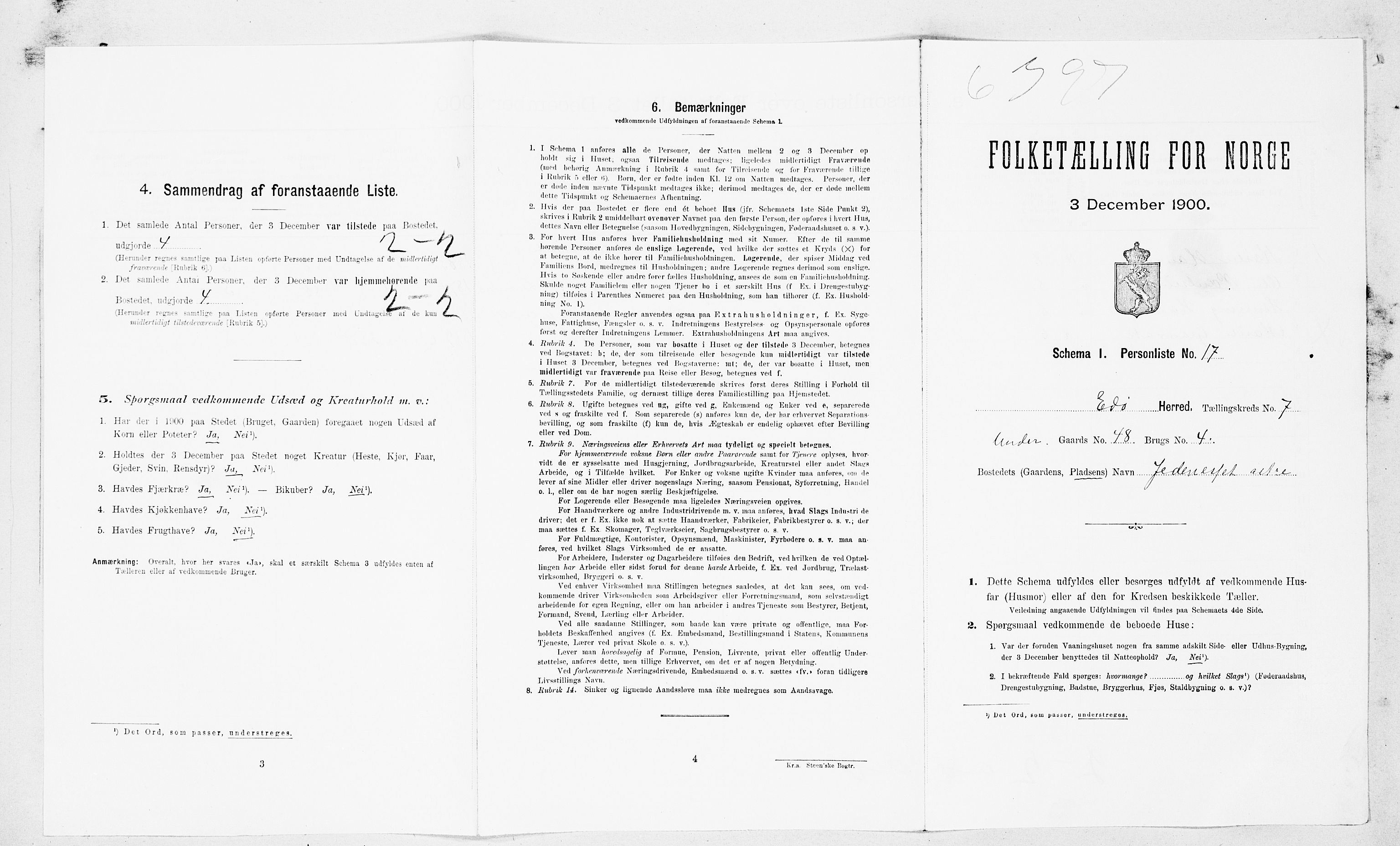 SAT, Folketelling 1900 for 1573 Edøy herred, 1900, s. 570