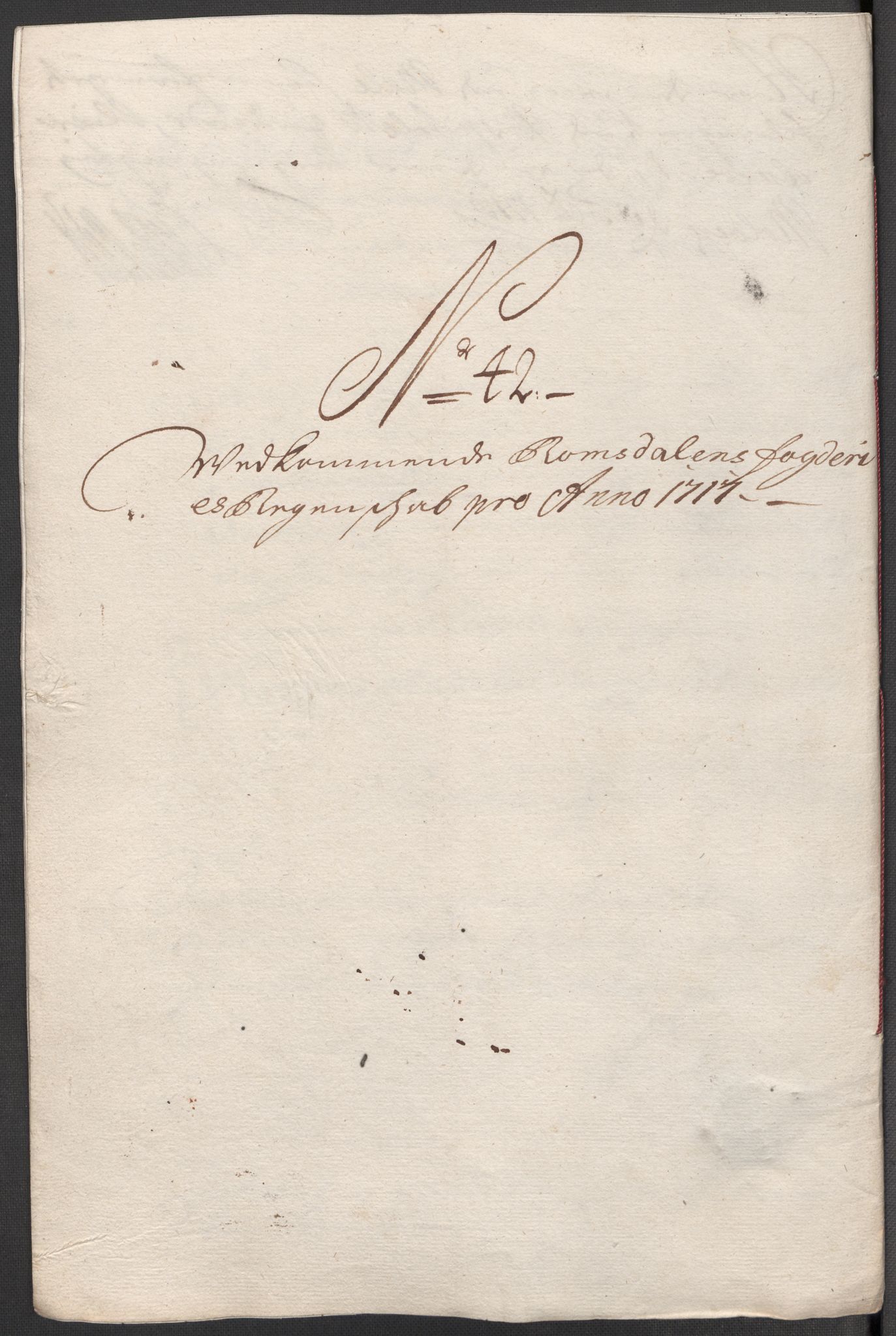 Rentekammeret inntil 1814, Reviderte regnskaper, Fogderegnskap, RA/EA-4092/R55/L3664: Fogderegnskap Romsdal, 1717, s. 224
