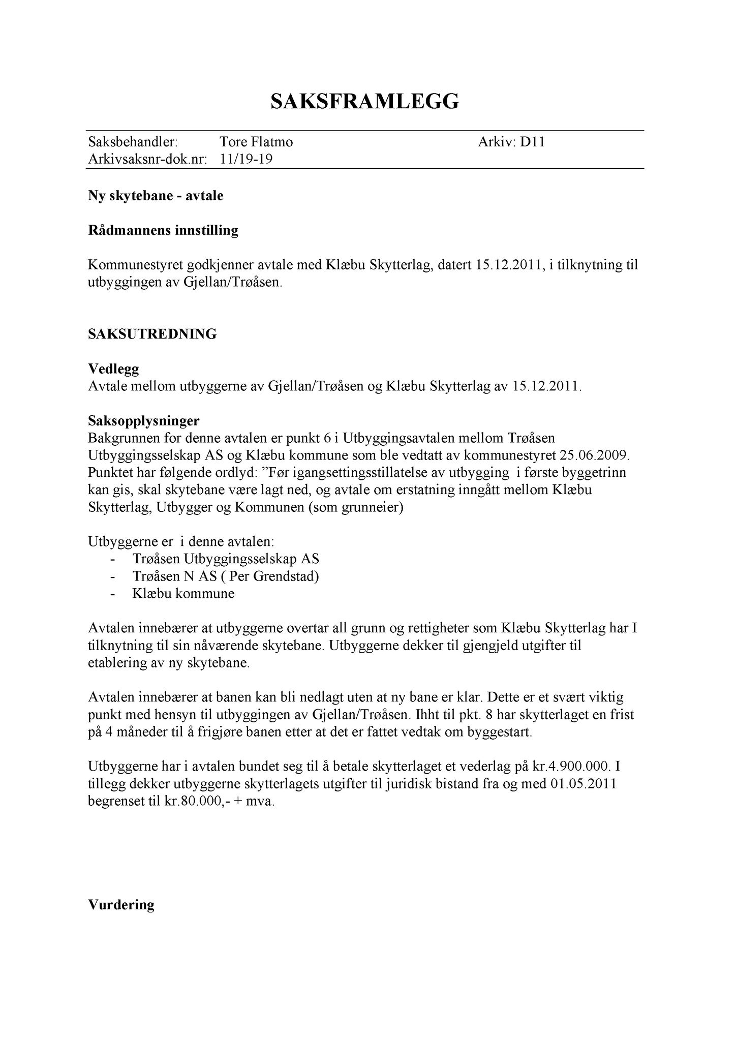 Klæbu Kommune, TRKO/KK/01-KS/L005: Kommunestyret - Møtedokumenter, 2012, s. 46