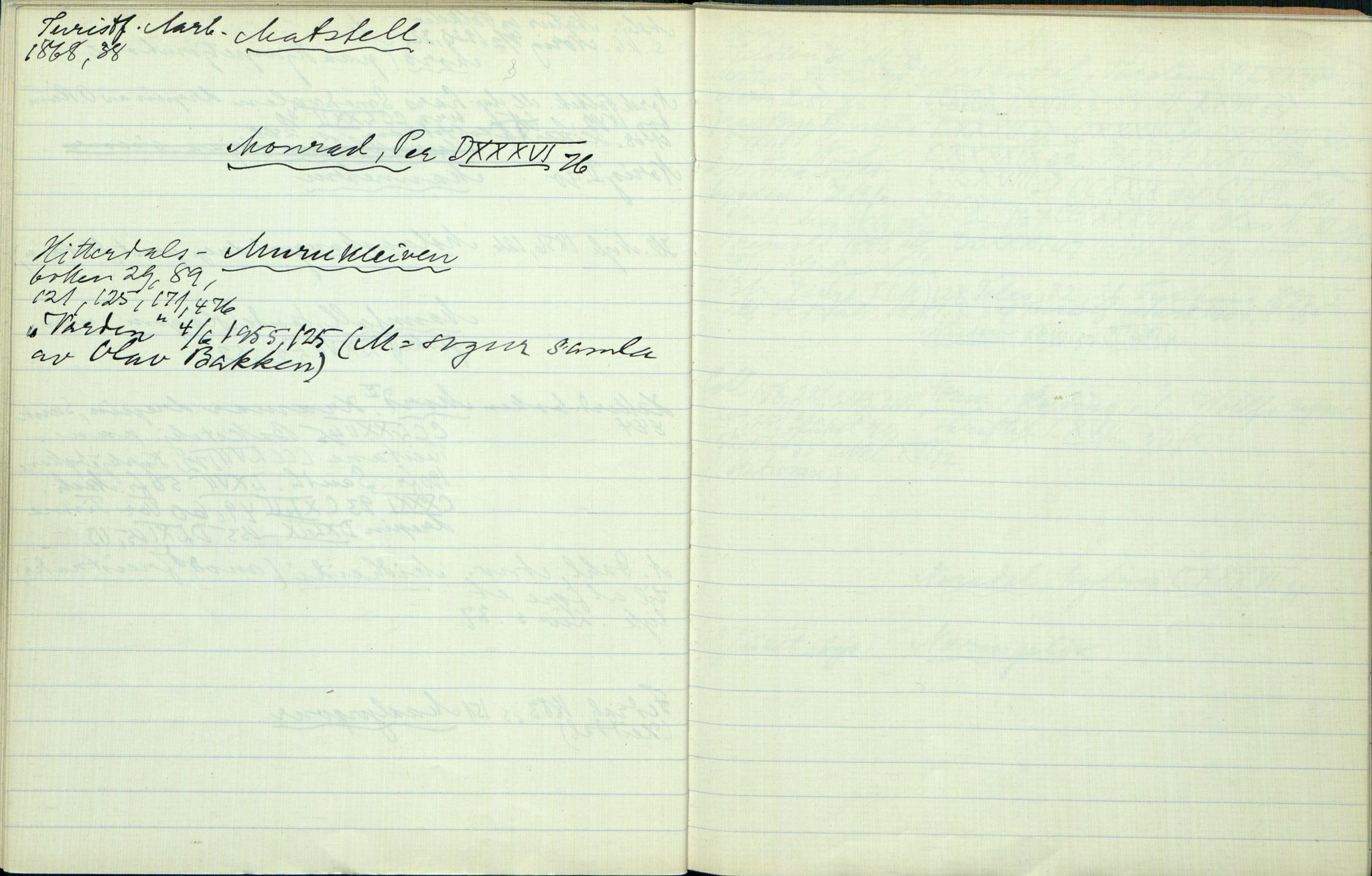 Rikard Berge, TEMU/TGM-A-1003/H/L0008: 8: Katalog yvi Heitdal og Sauland sogo, 1912