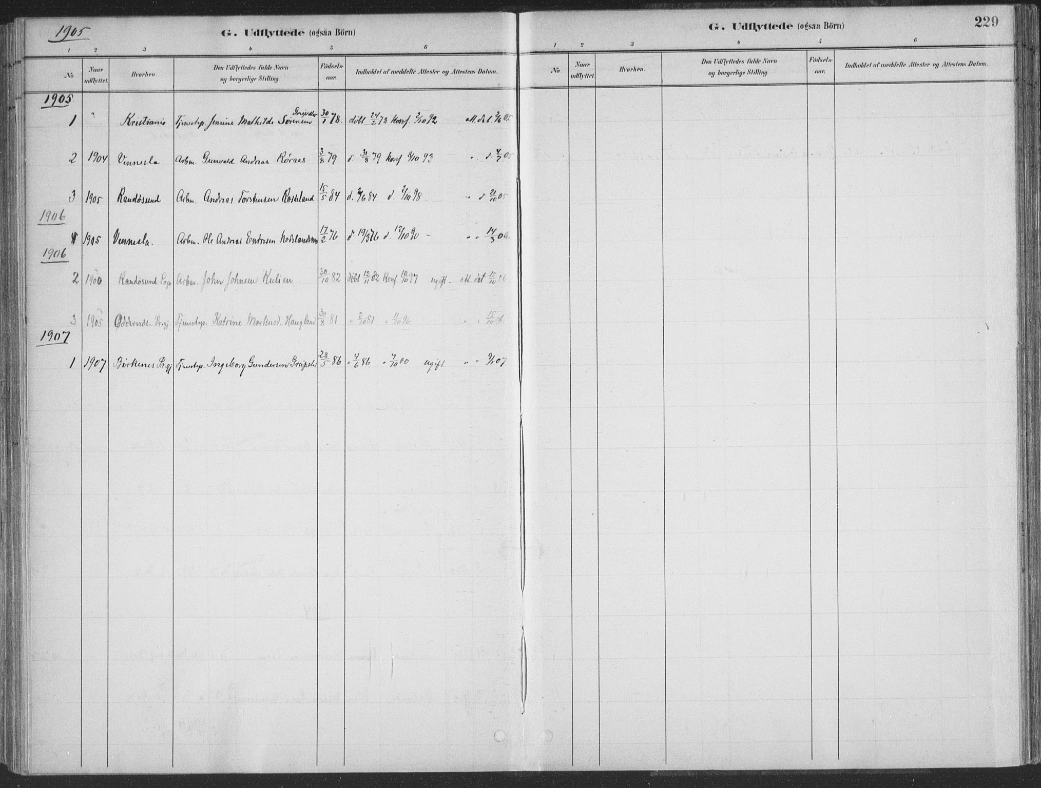 Søgne sokneprestkontor, SAK/1111-0037/F/Fa/Faa/L0003: Ministerialbok nr. A 3, 1883-1910, s. 229
