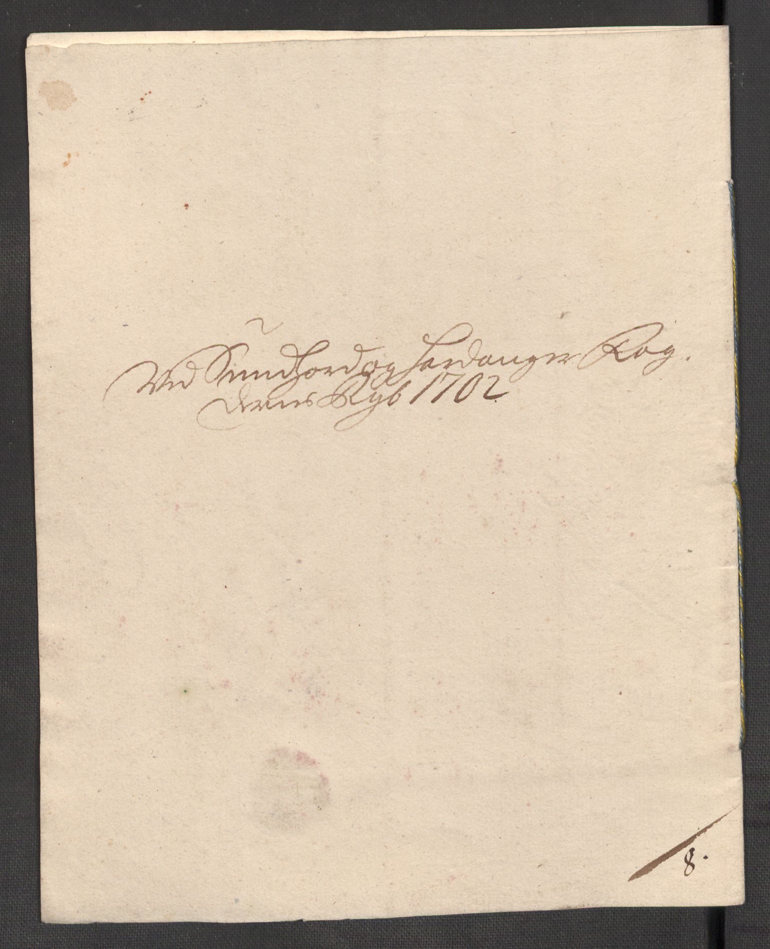 Rentekammeret inntil 1814, Reviderte regnskaper, Fogderegnskap, RA/EA-4092/R48/L2980: Fogderegnskap Sunnhordland og Hardanger, 1702, s. 32