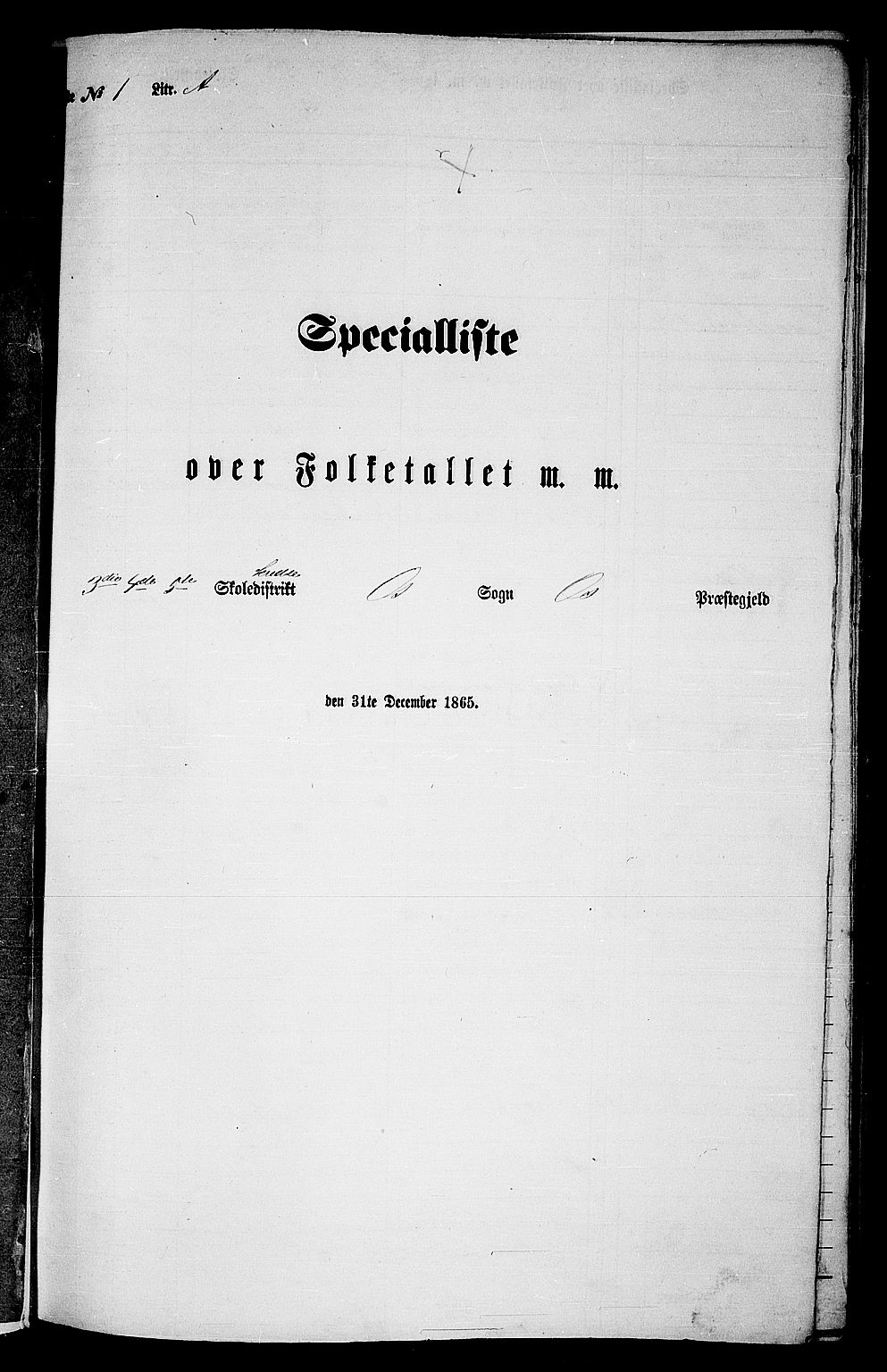 RA, Folketelling 1865 for 1243P Os prestegjeld, 1865, s. 11