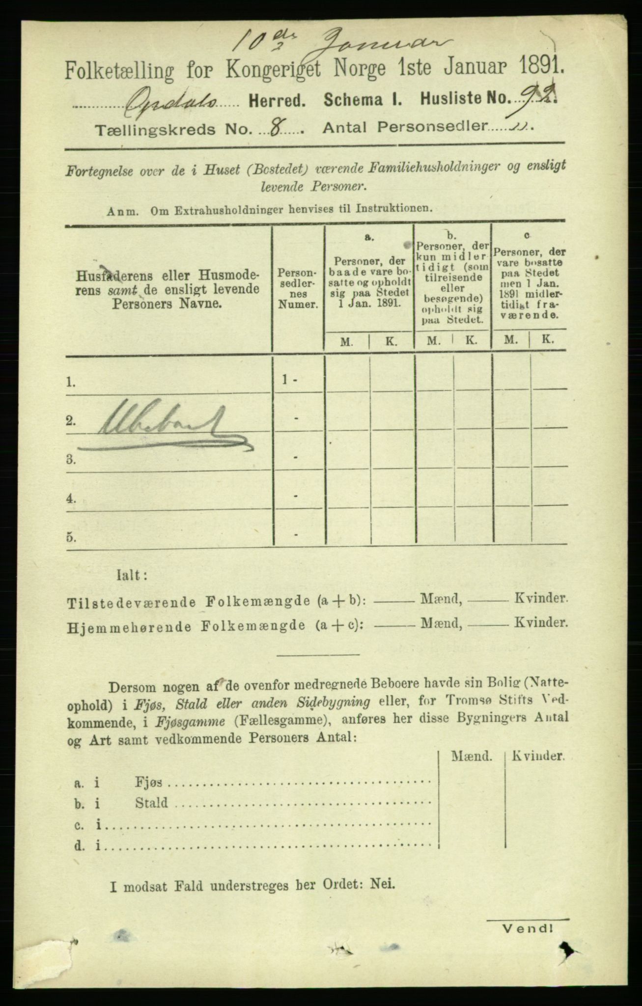 RA, Folketelling 1891 for 1634 Oppdal herred, 1891, s. 4141