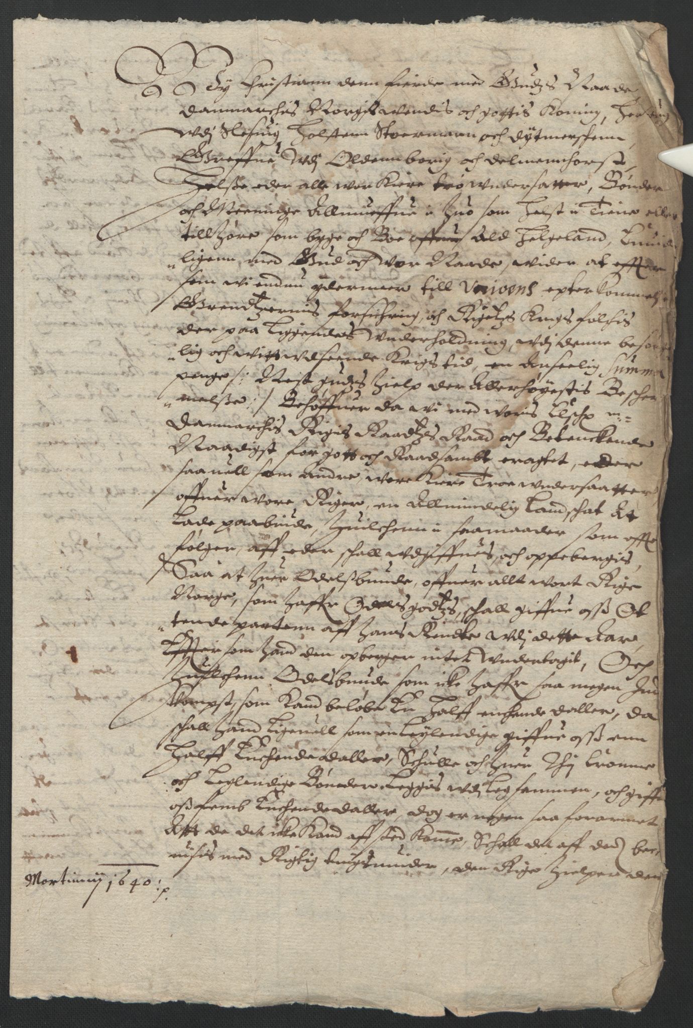 Rentekammeret inntil 1814, Reviderte regnskaper, Lensregnskaper, RA/EA-5023/R/Rb/Rbz/L0032: Nordlandenes len, 1640-1644