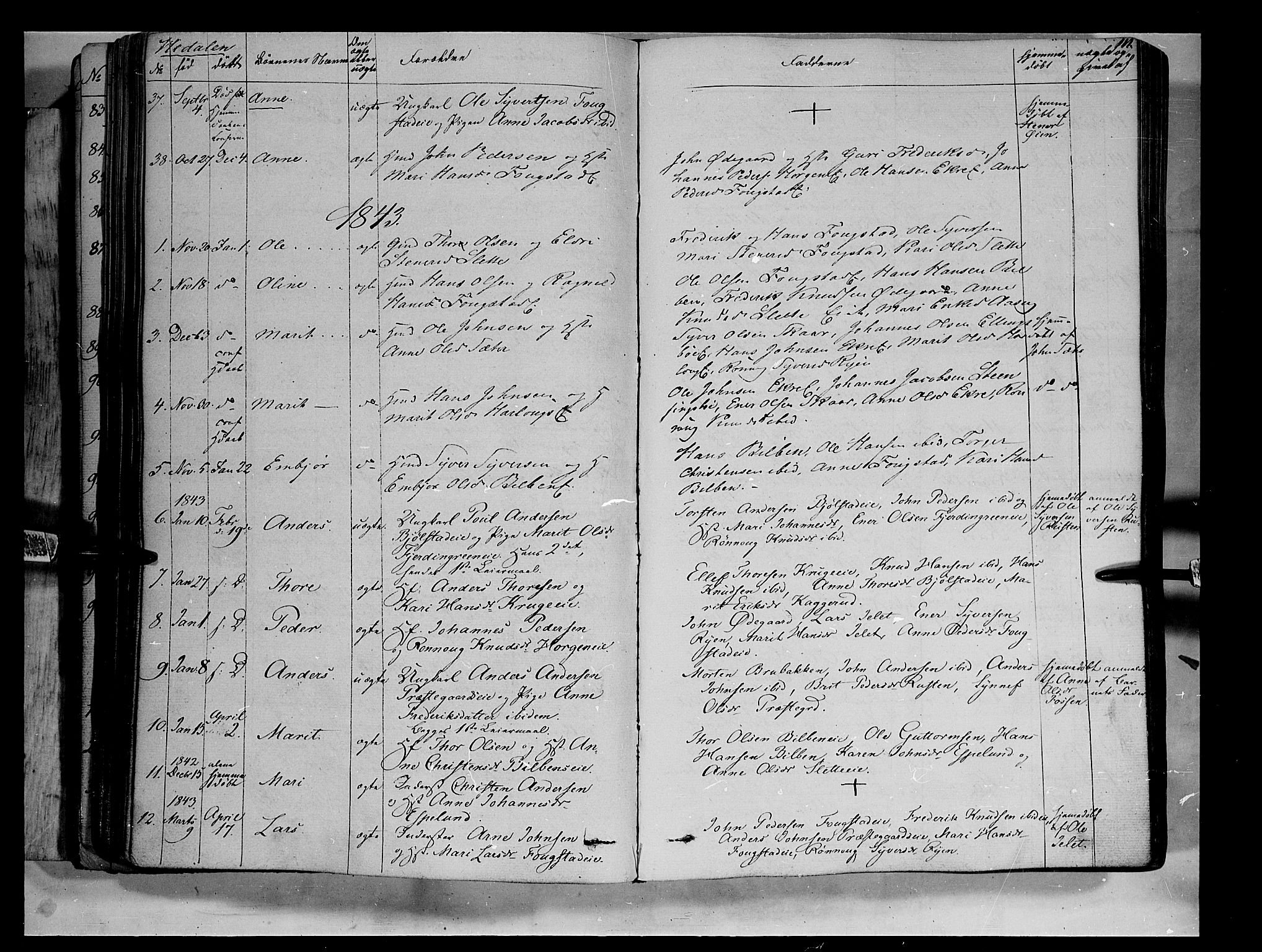 Vågå prestekontor, AV/SAH-PREST-076/H/Ha/Haa/L0005: Ministerialbok nr. 5 /2, 1842-1856, s. 111