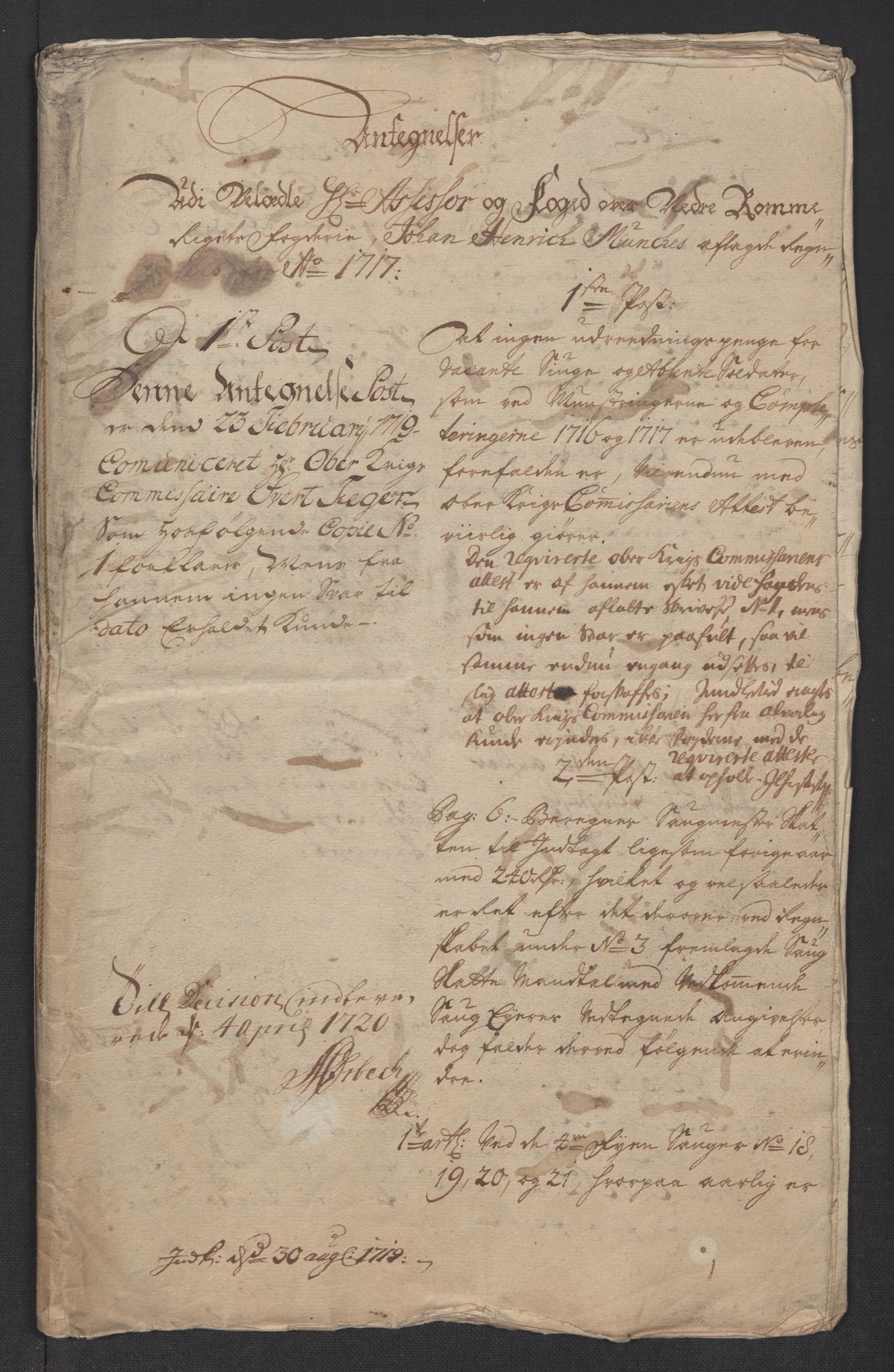 Rentekammeret inntil 1814, Reviderte regnskaper, Fogderegnskap, AV/RA-EA-4092/R11/L0599: Fogderegnskap Nedre Romerike, 1717, s. 267