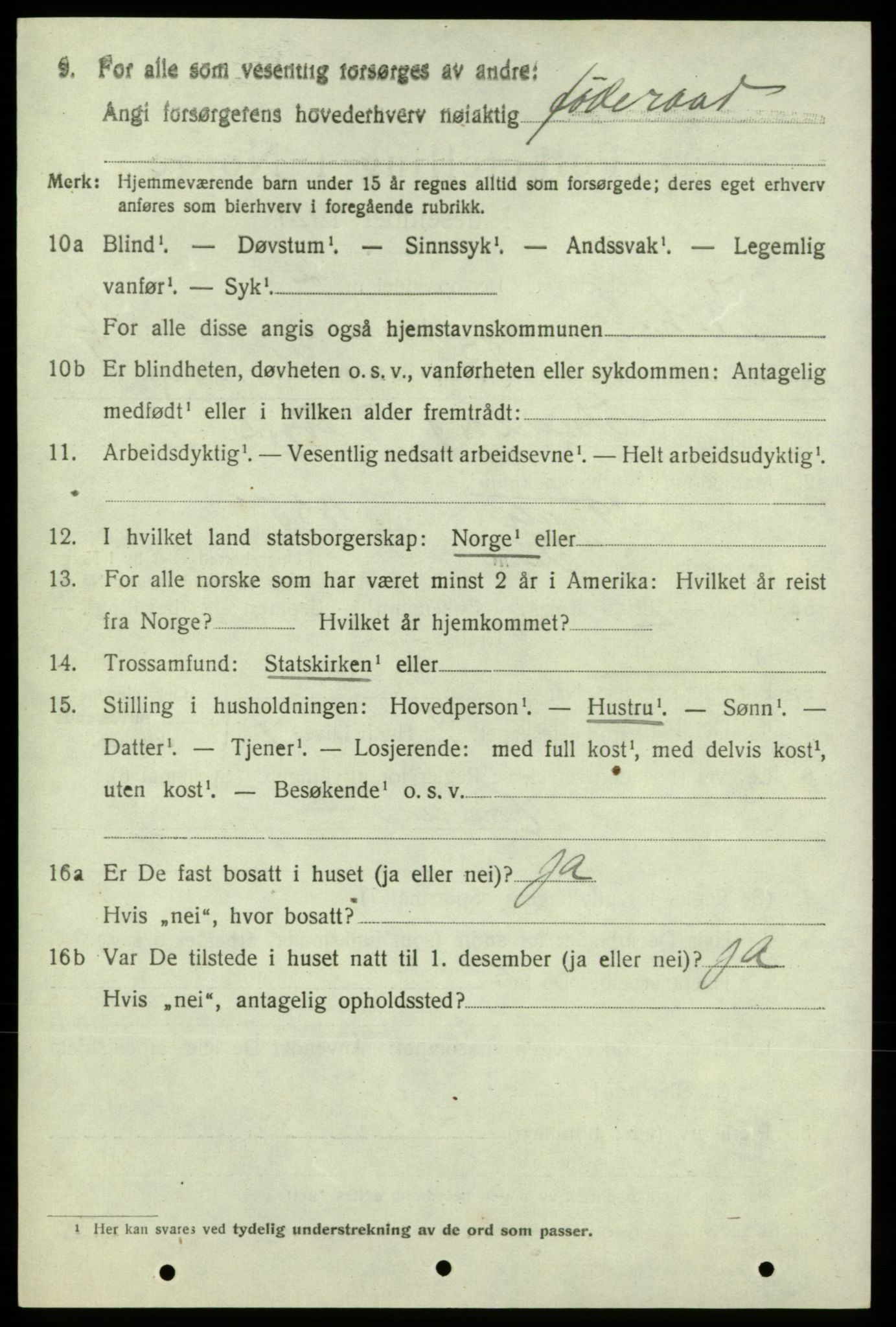 SAB, Folketelling 1920 for 1224 Kvinnherad herred, 1920, s. 7591