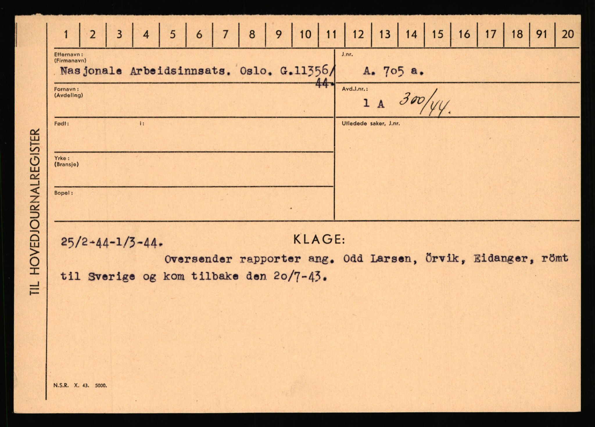 Statspolitiet - Hovedkontoret / Osloavdelingen, AV/RA-S-1329/C/Ca/L0011: Molberg - Nøstvold, 1943-1945, s. 1210