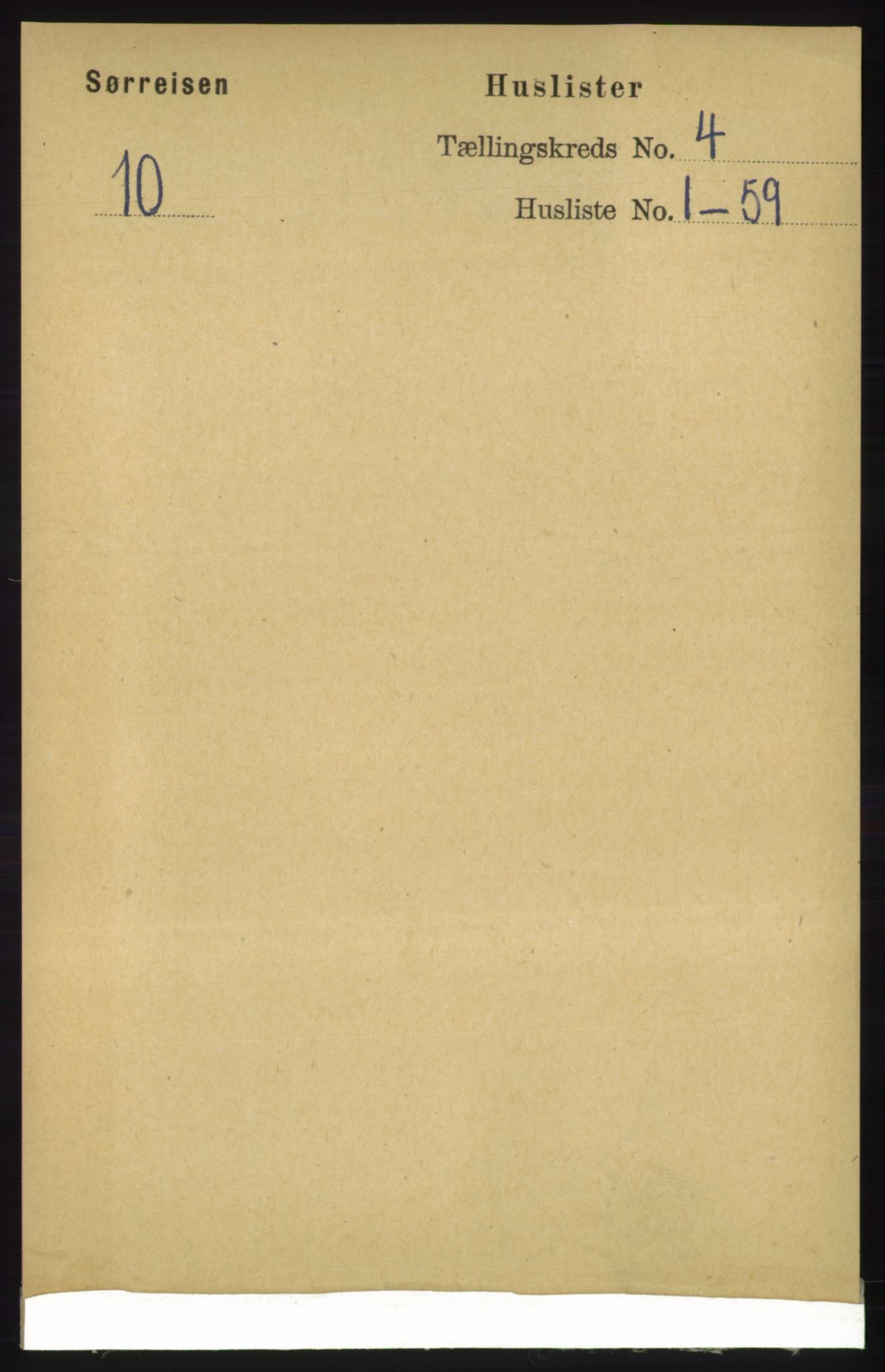 RA, Folketelling 1891 for 1925 Sørreisa herred, 1891, s. 1011