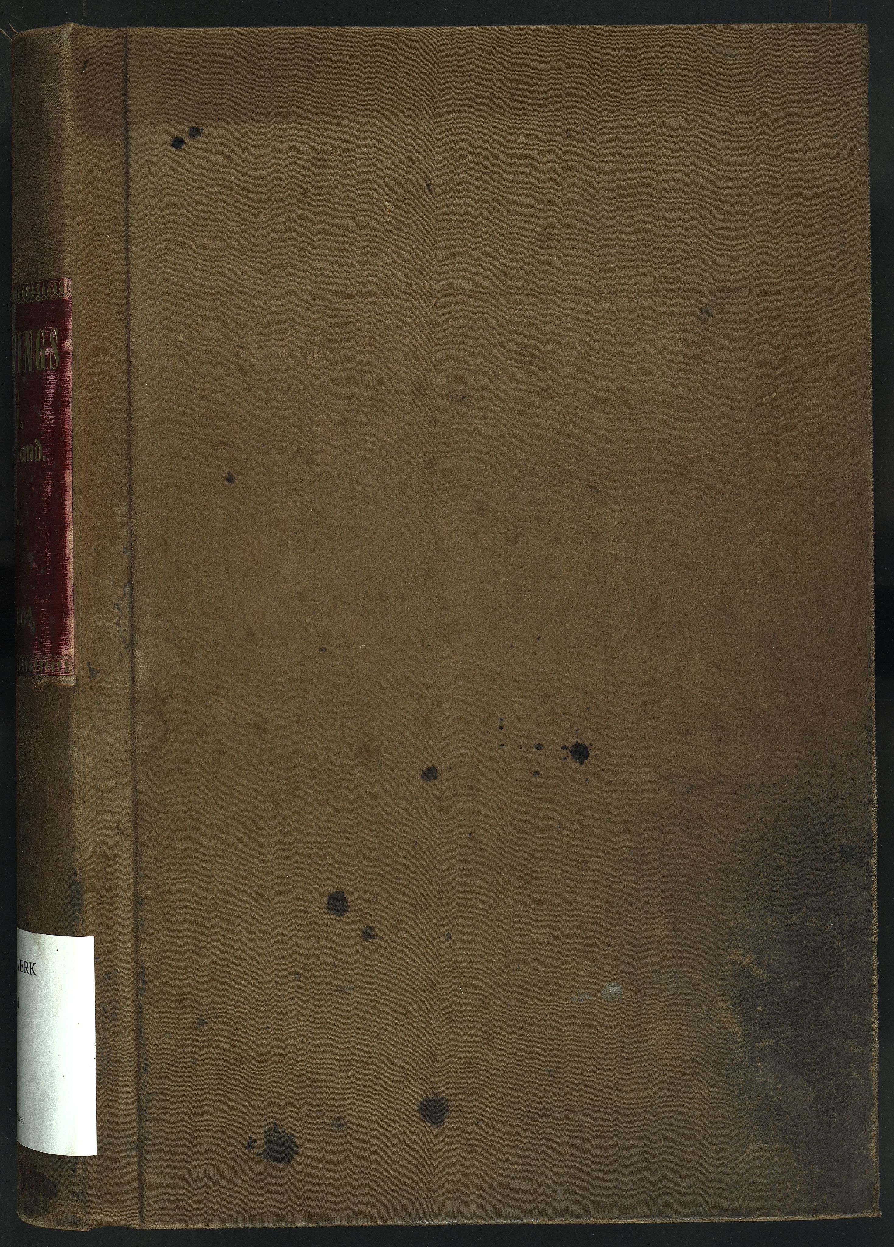 Egelands Verk, NESJ/NJM-002/06/L0011: Avregningsbok nr. 1, 1883