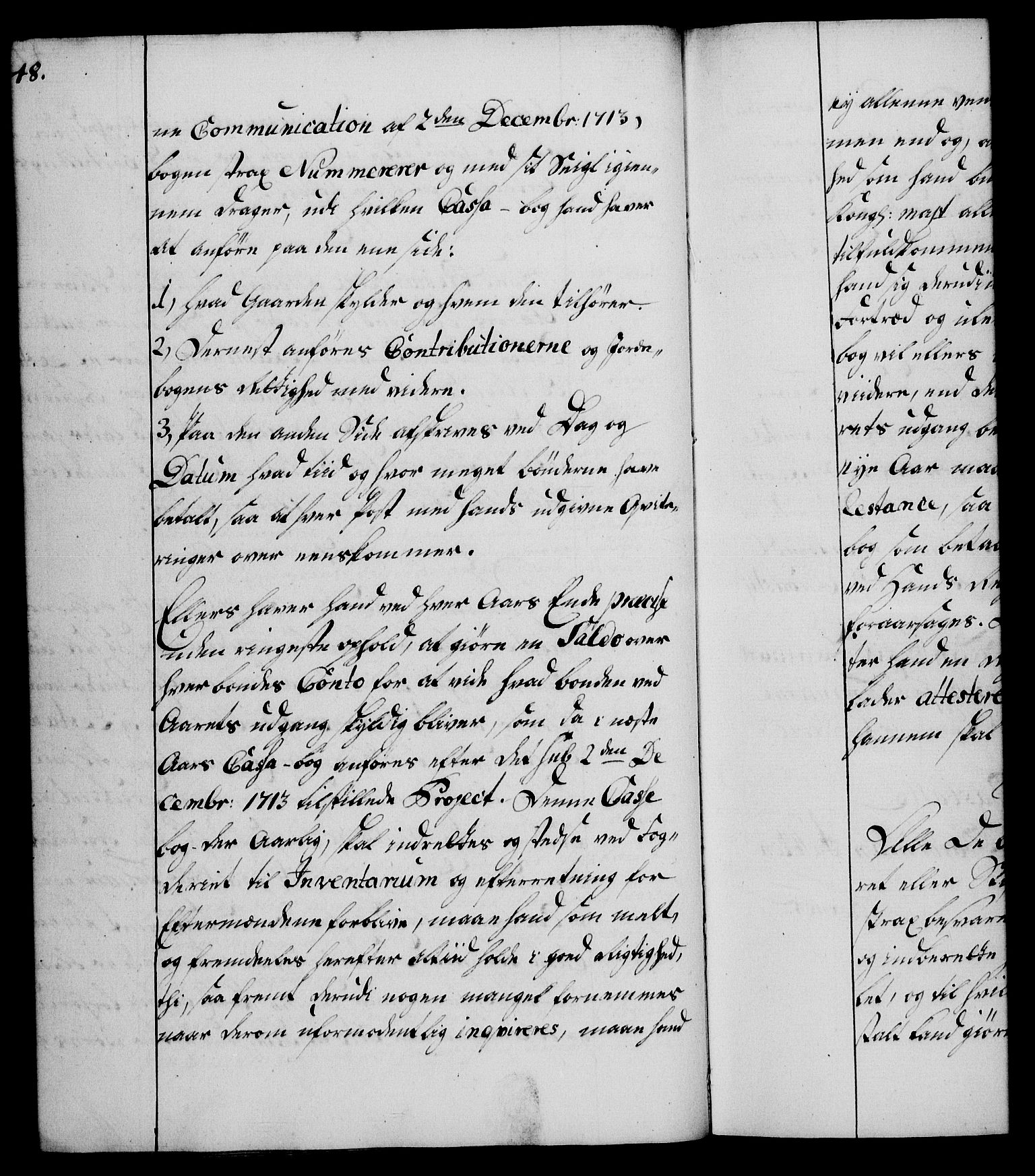 Rentekammeret, Kammerkanselliet, RA/EA-3111/G/Gg/Ggi/L0003: Norsk instruksjonsprotokoll med register (merket RK 53.36), 1751-1775, s. 48