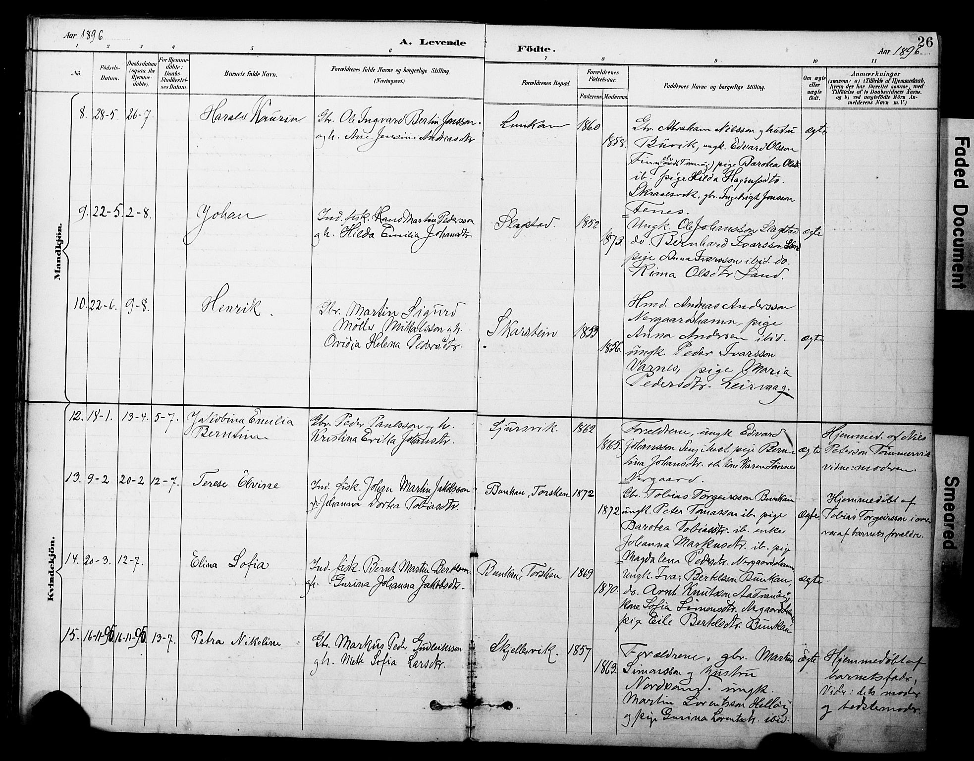 Sand/Bjarkøy sokneprestkontor, AV/SATØ-S-0811/I/Ia/Iaa/L0004kirke: Ministerialbok nr. 4, 1893-1904, s. 26