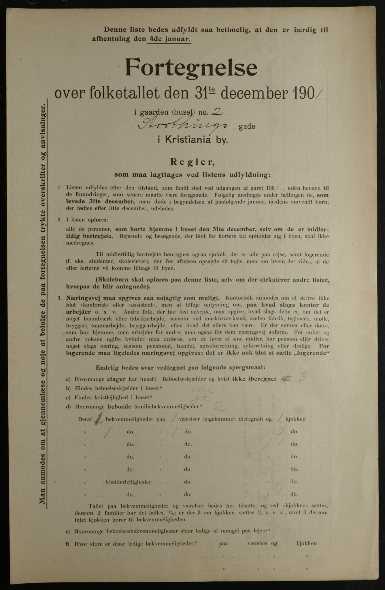 OBA, Kommunal folketelling 31.12.1901 for Kristiania kjøpstad, 1901, s. 15915