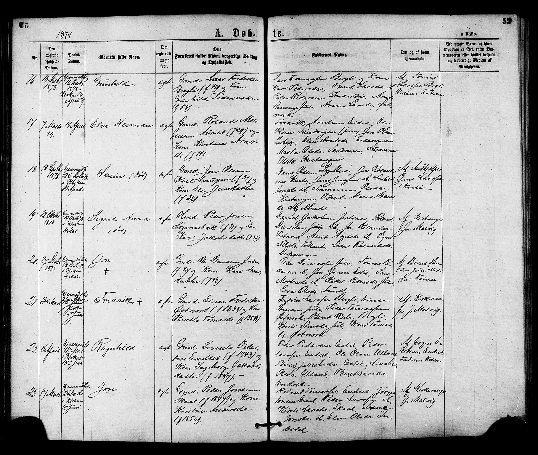 Ministerialprotokoller, klokkerbøker og fødselsregistre - Nord-Trøndelag, SAT/A-1458/755/L0493: Ministerialbok nr. 755A02, 1865-1881, s. 52